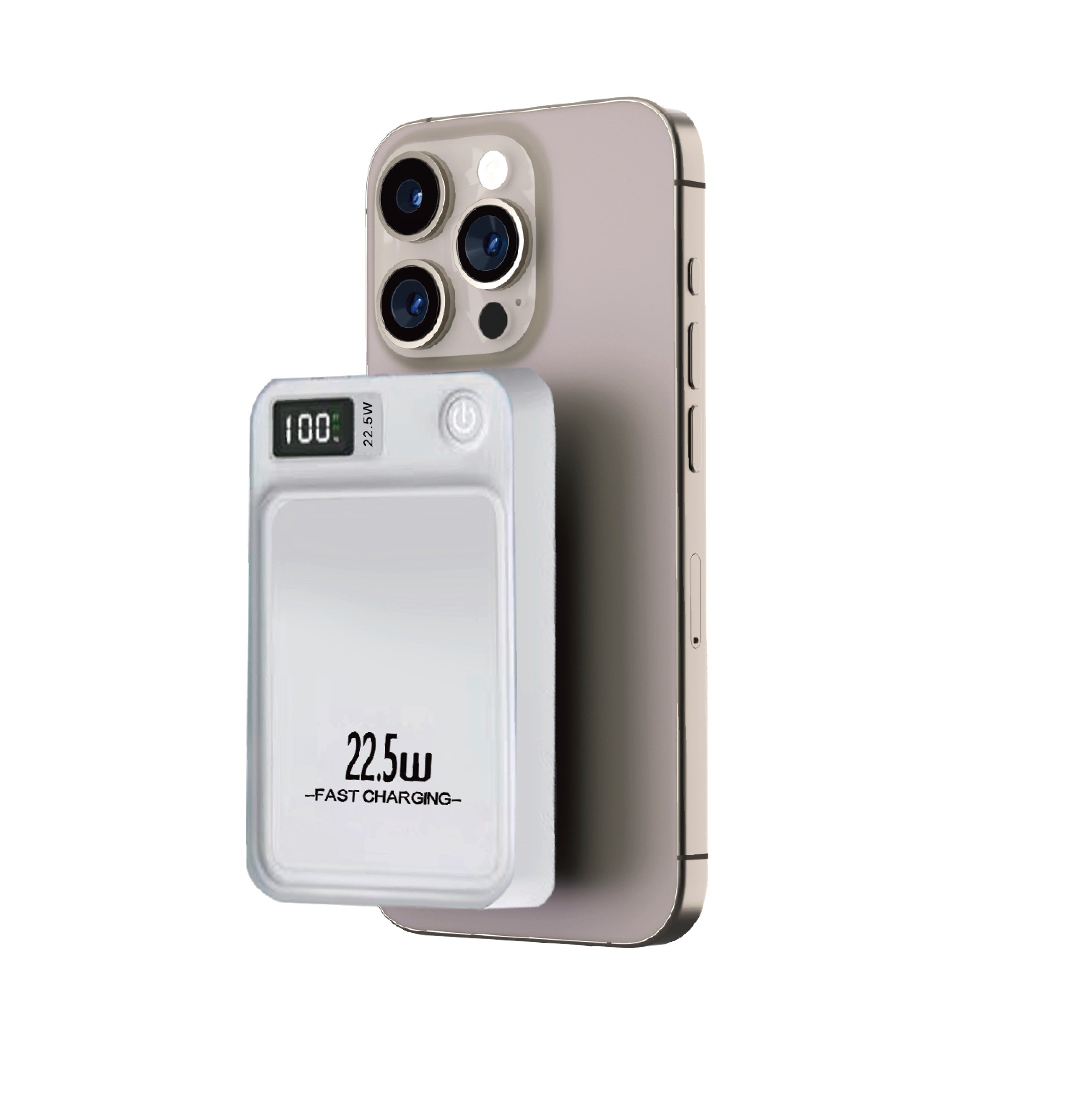 MagSafe compatible 22.5W Power Bank - White