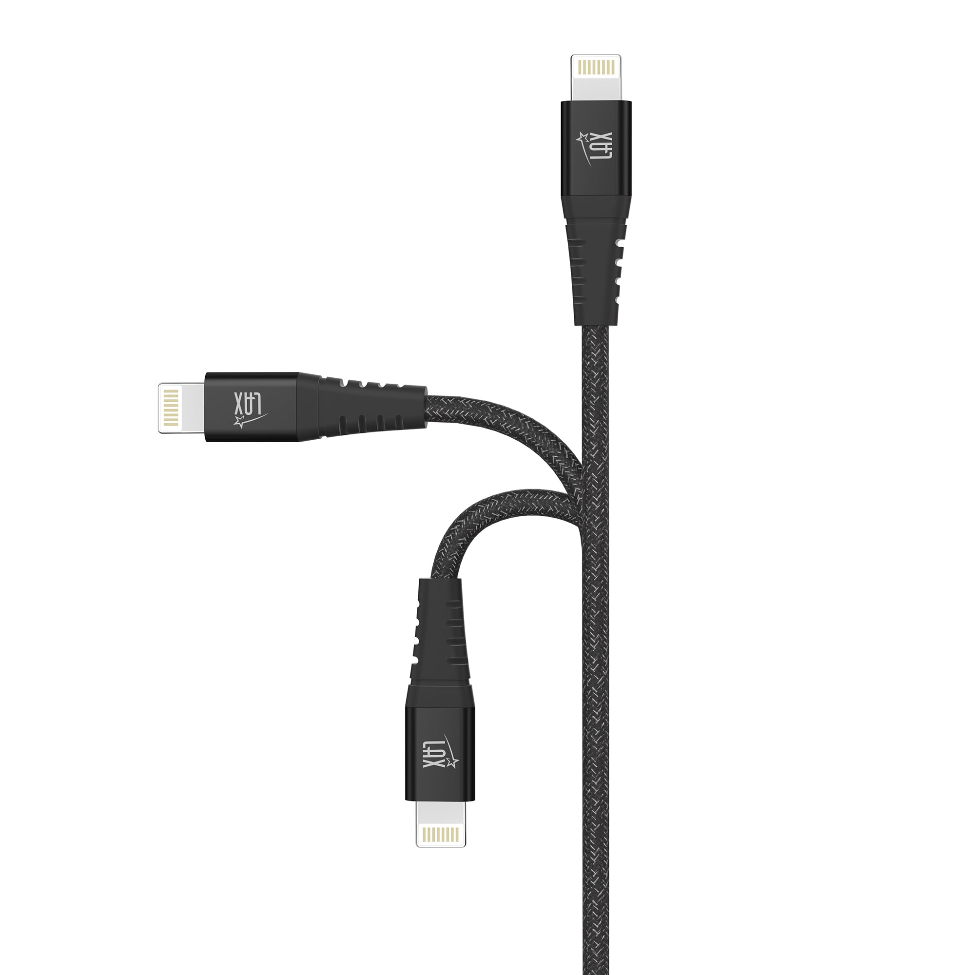 LAX Apple MFi USB-C to Iphone Cables 10 Feet Lace Cables