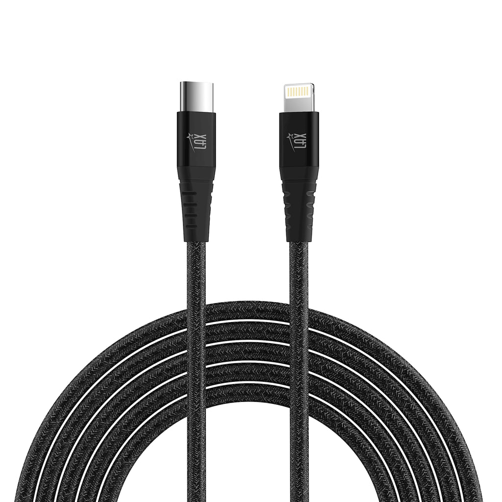 LAX Apple MFi USB-C to Iphone Cables 10 Feet Lace Cables