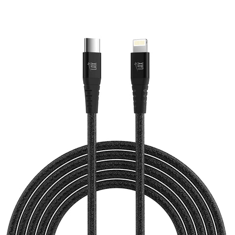 Rapid Charging MFi USB-C to Lightning Lace Cables-4 Feet