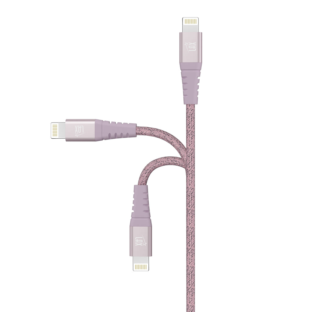 LAX Apple MFi USB-C to Iphone Cables 4 Feet Lace Cables