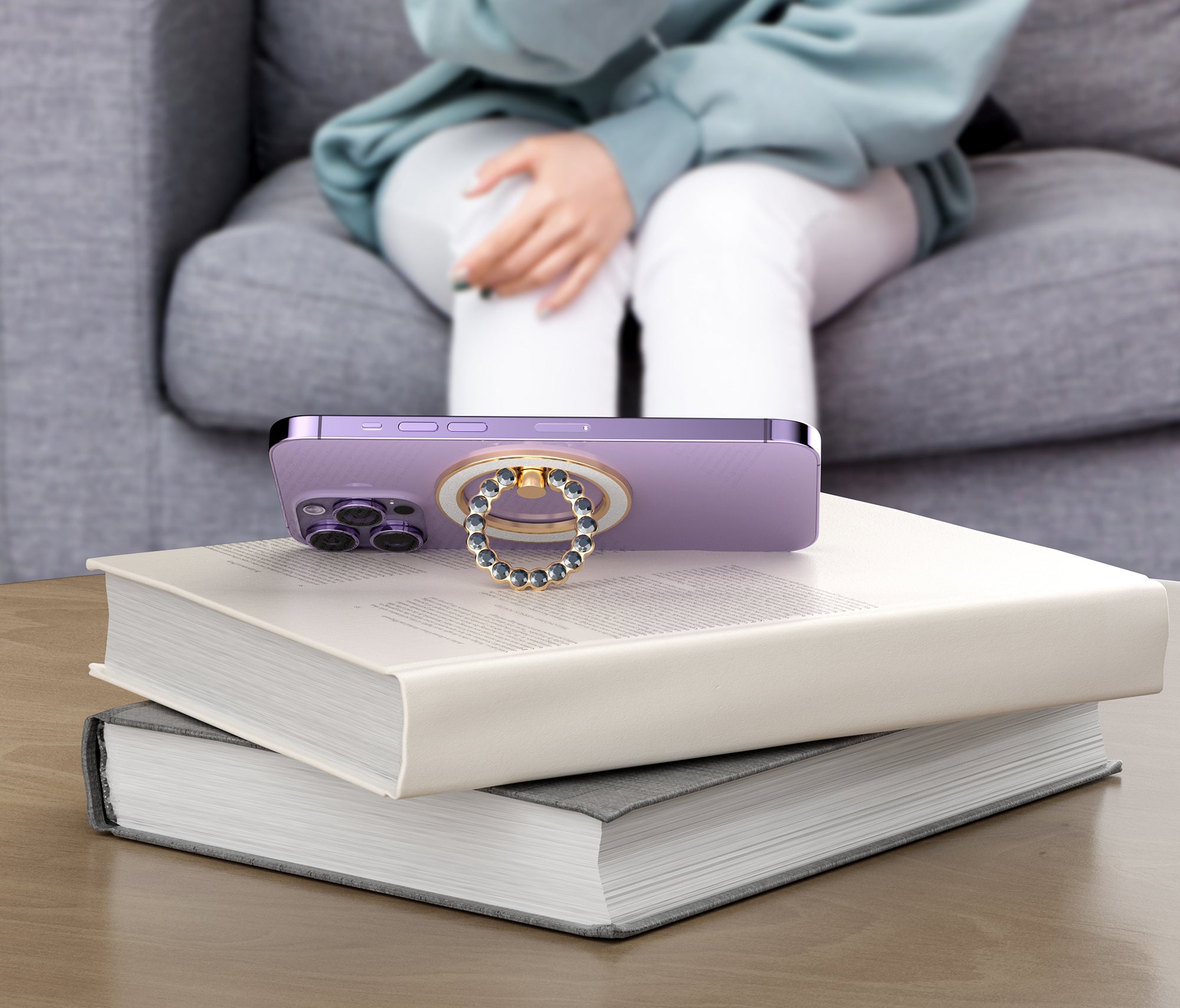 LAX MagSafe Compatible Phone Ring Stand