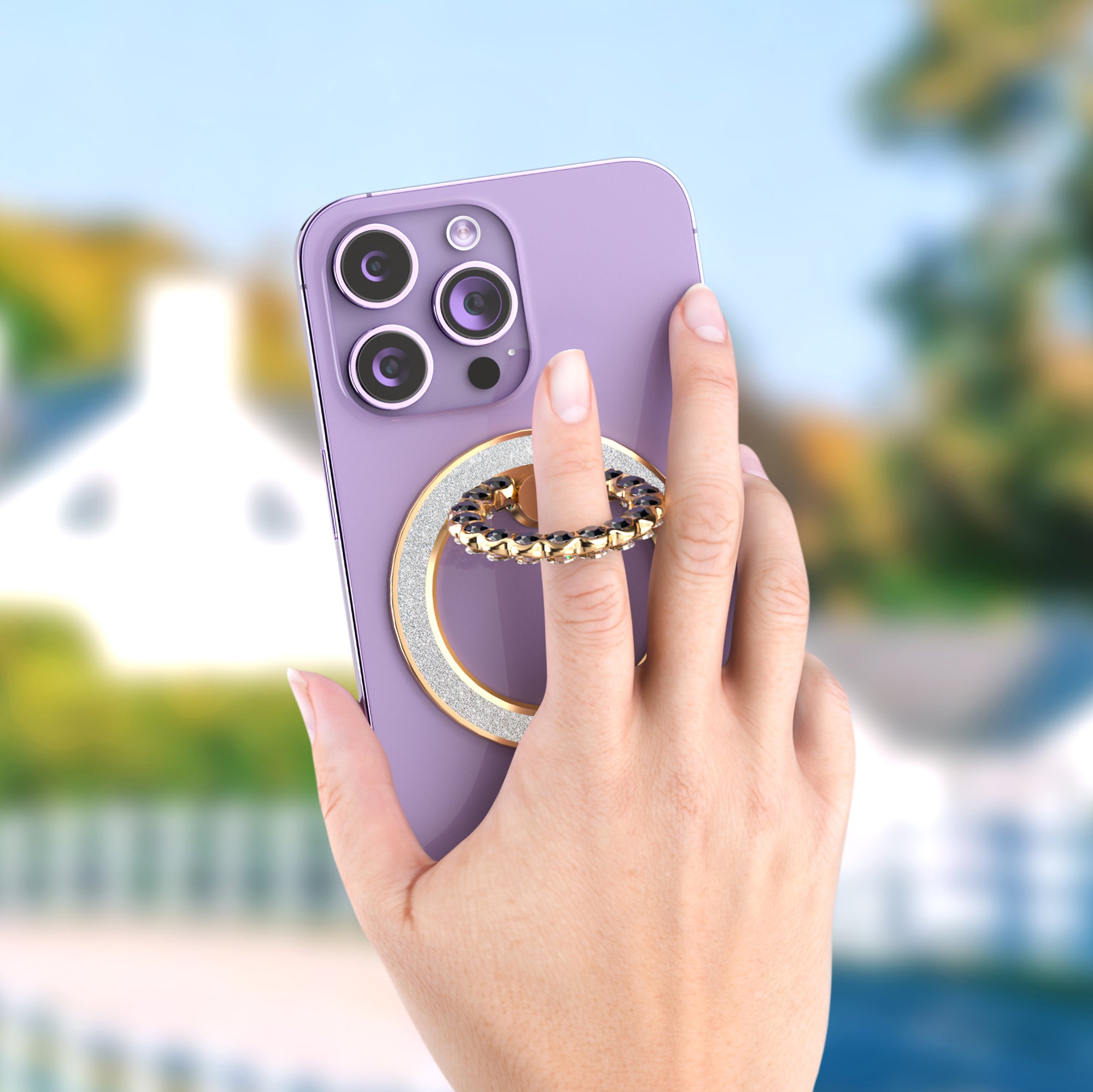 LAX MagSafe Compatible Phone Ring Stand