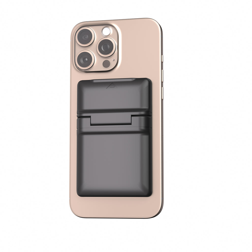 MagSafe Magnetic Card Holder Lanyard Wallet with Phone Stand