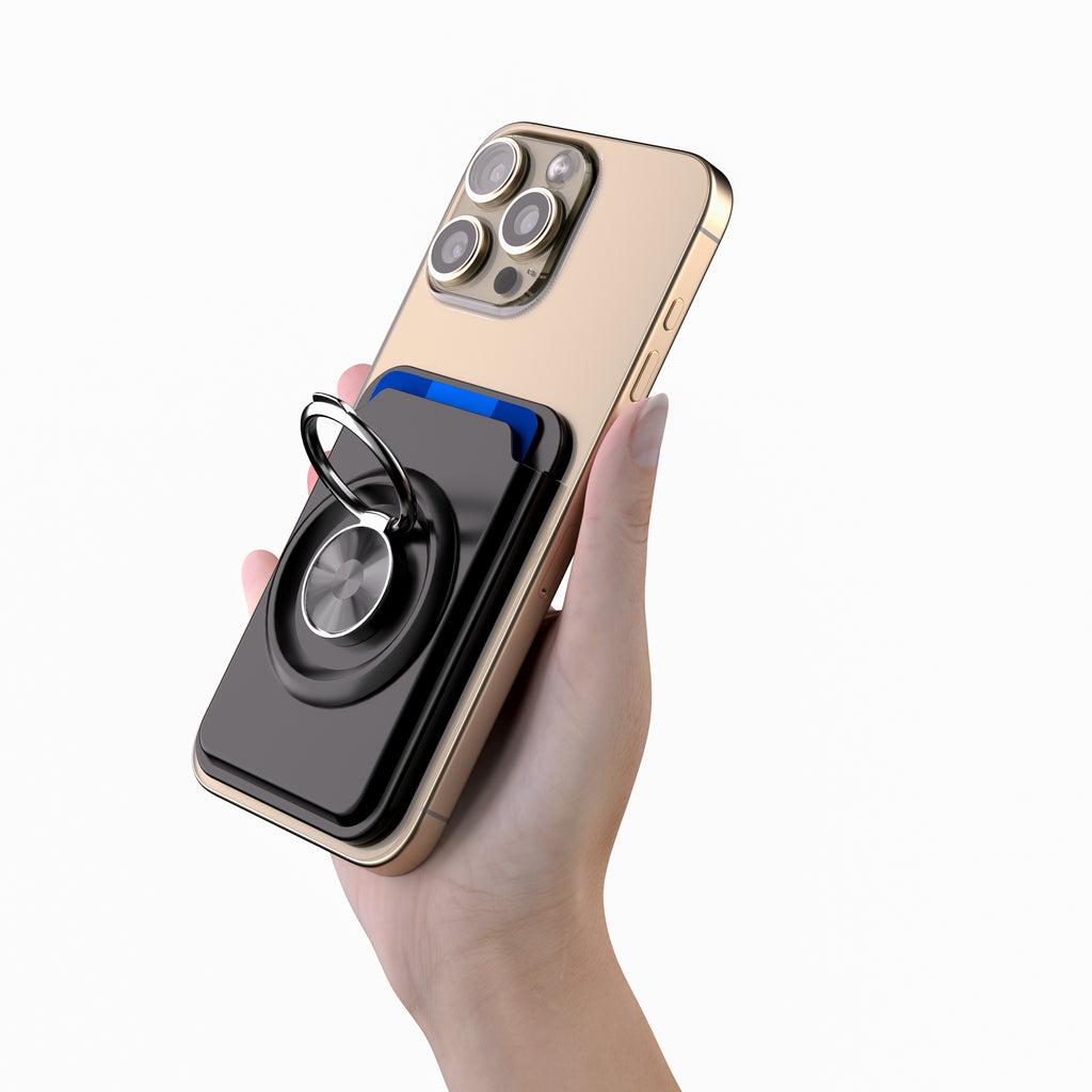 MagSafe Wallet with Kickstand Ring