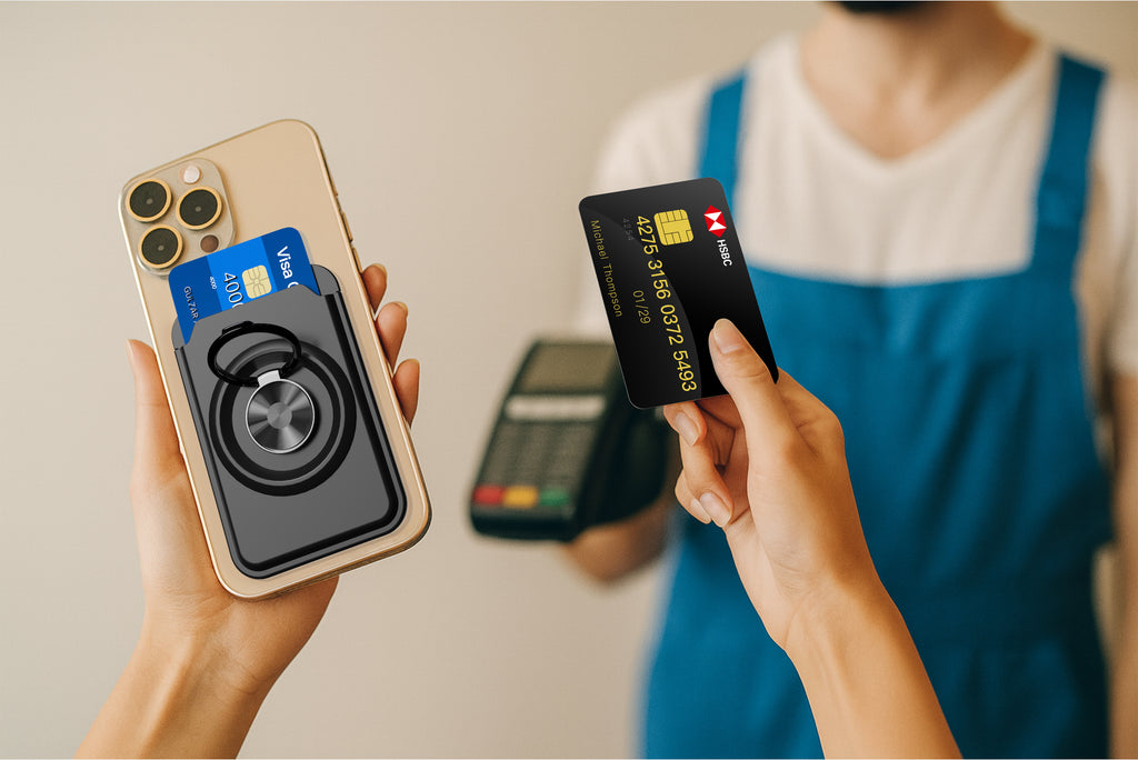 MagSafe Wallet with Kickstand Ring