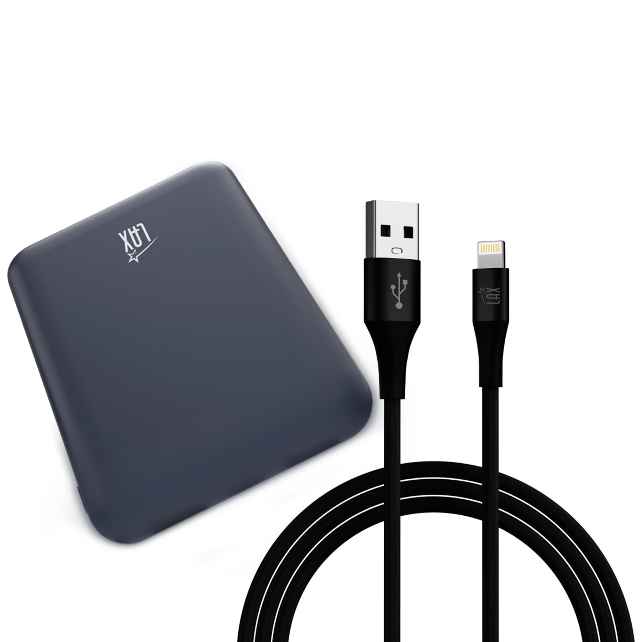 5,000mAh Powerbank with Iphone Cable