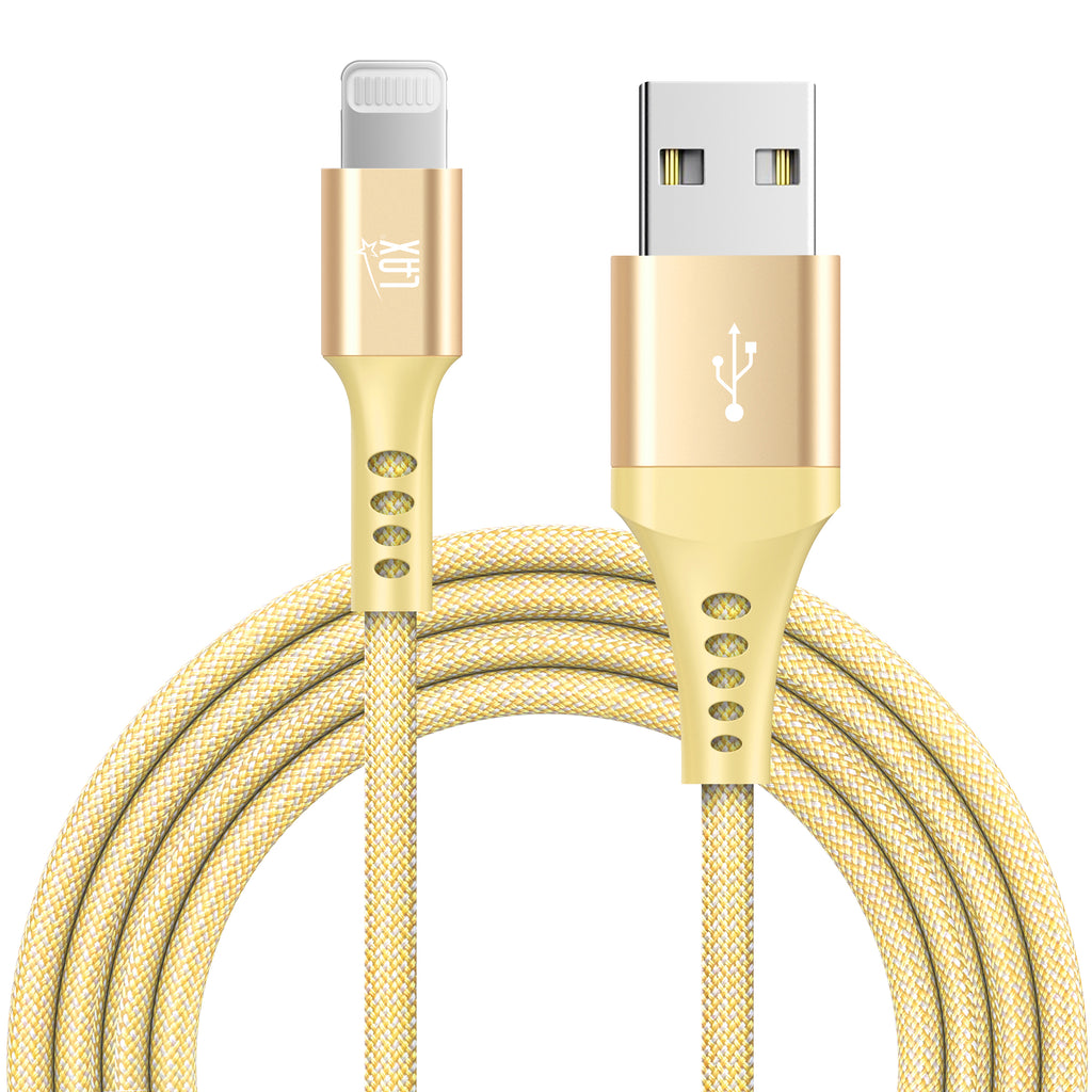 Apple MFi Certified Nylon Mesh USB to Iphone Cables