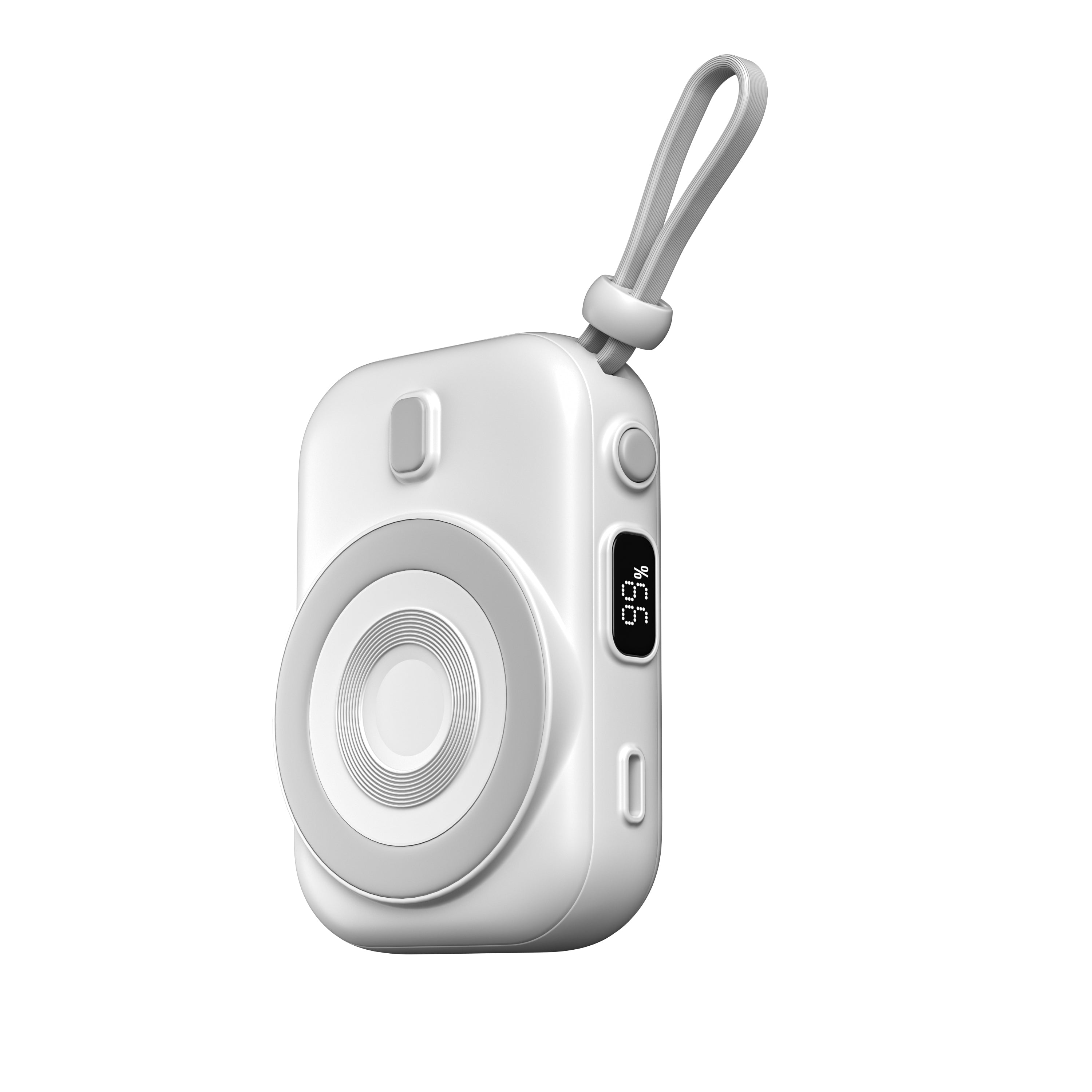 LAX Camera Power Bank and MagSafe - 12000mAh - White And Black