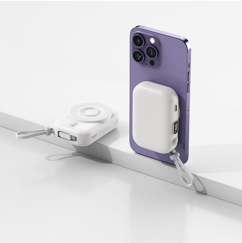 LAX Camera Power Bank and MagSafe - 12000mAh - White And Black