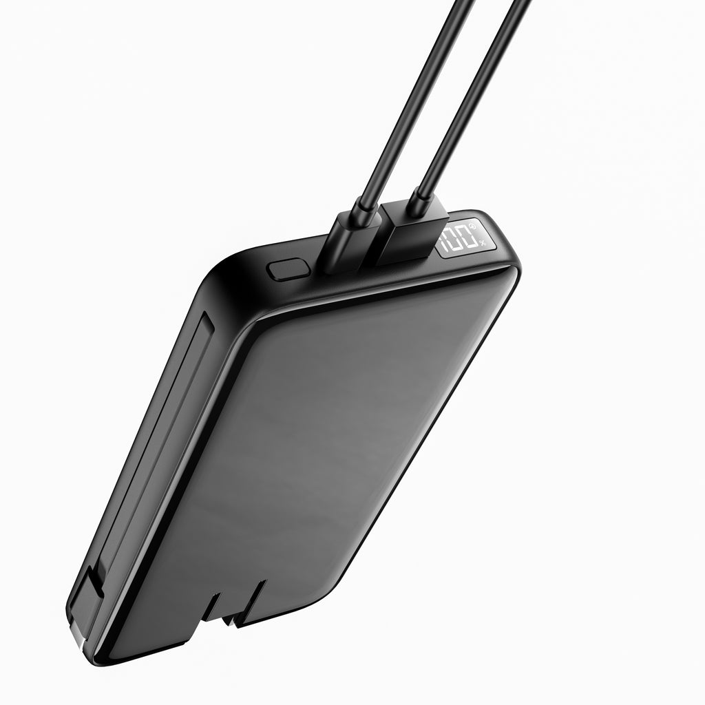 Plugable 10,000mAh Power Bank with USB-C & Digital Display