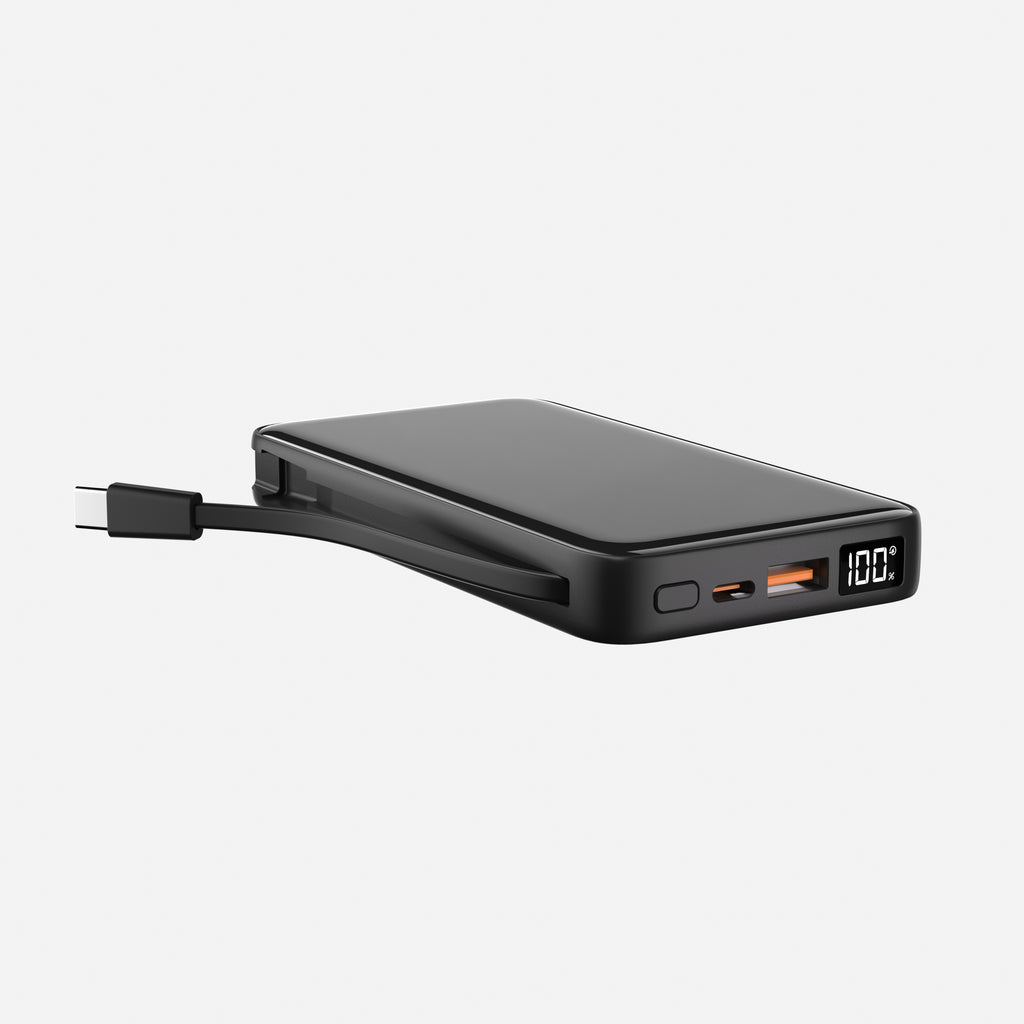 Plugable 10,000mAh Power Bank with USB-C & Digital Display