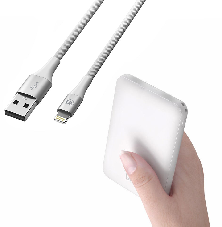 5,000mAh Powerbank with Iphone Cable