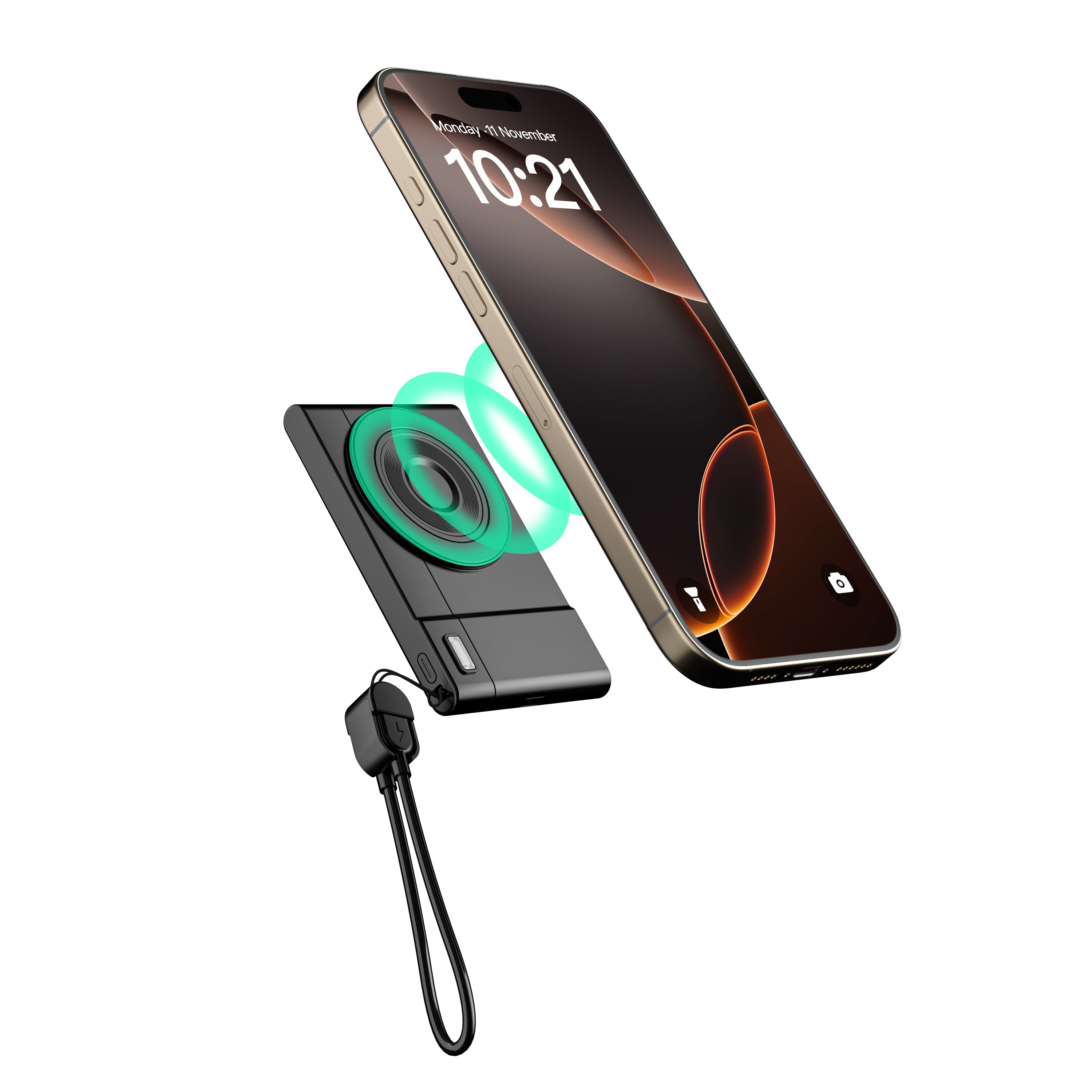 Magnetic Camera Style Power Bank - 5000mAh - Retail Pack