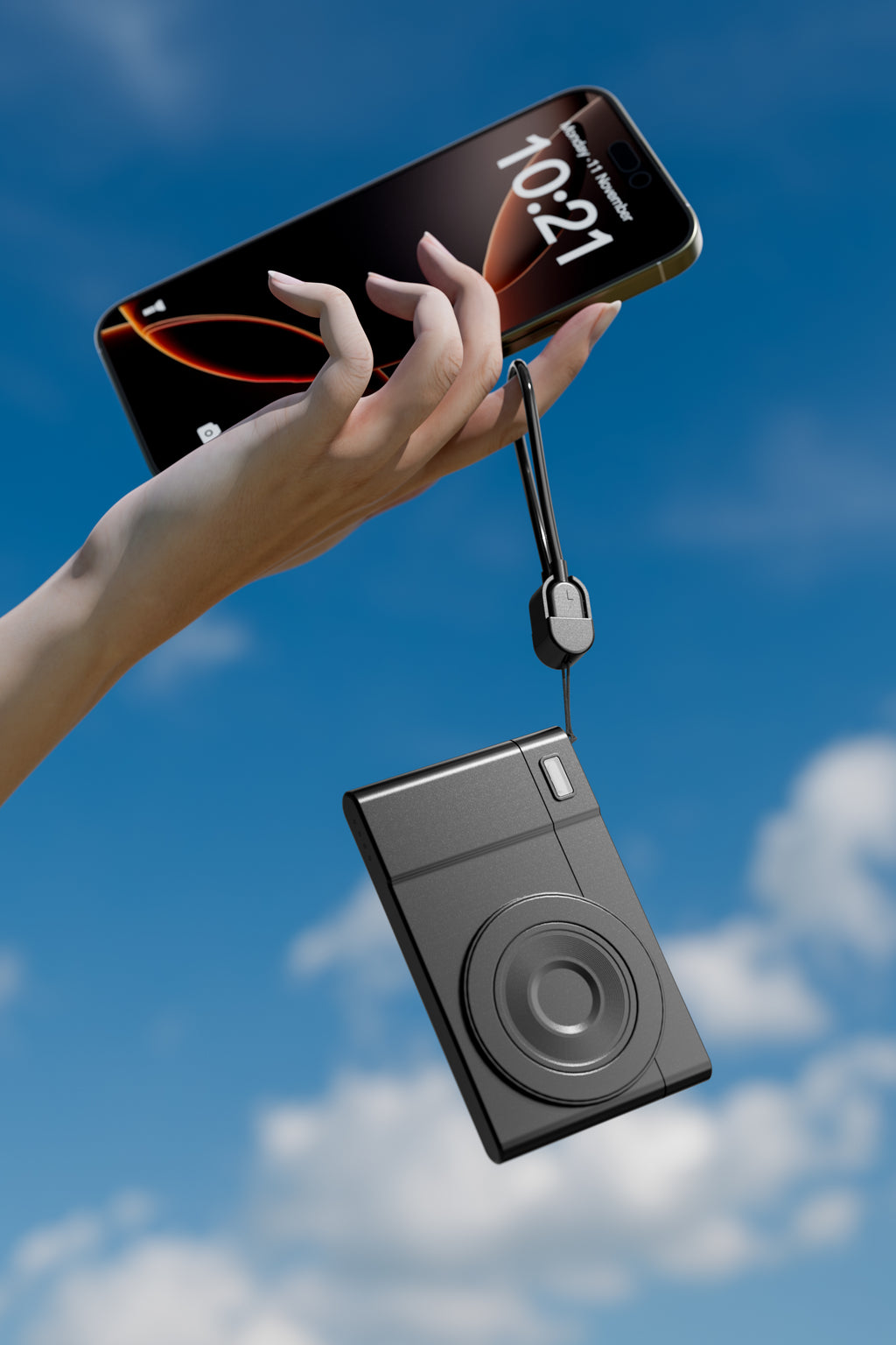 Magnetic Camera Style Power Bank - 5000mAh - Retail Pack