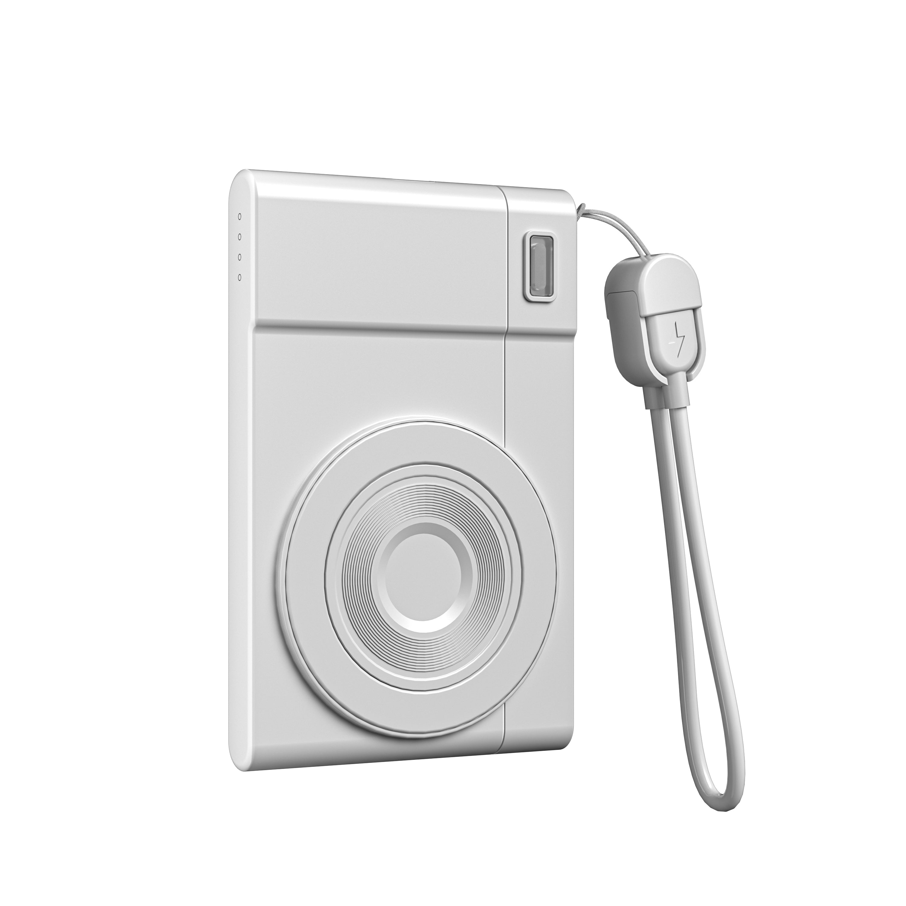 Magnetic Camera Style Power Bank - 5000mAh - Retail Pack