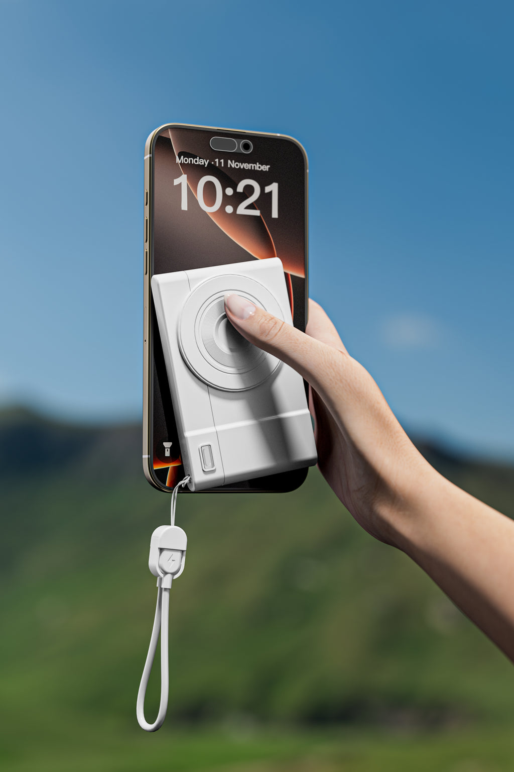 Magnetic Camera Style Power Bank - 5000mAh - Retail Pack