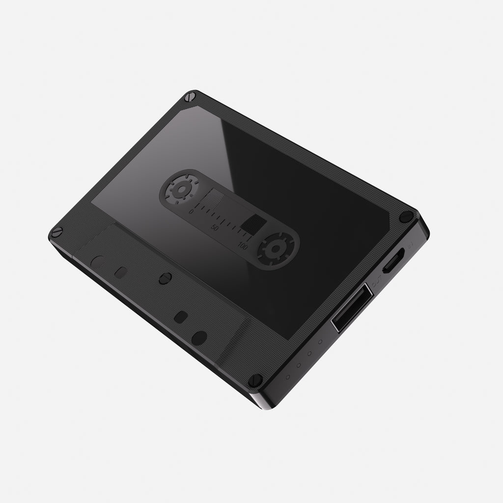 5000mAh Power Bank, Cassette-Style, Portable Charger