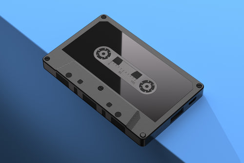 5000mAh Power Bank, Cassette-Style, Portable Charger