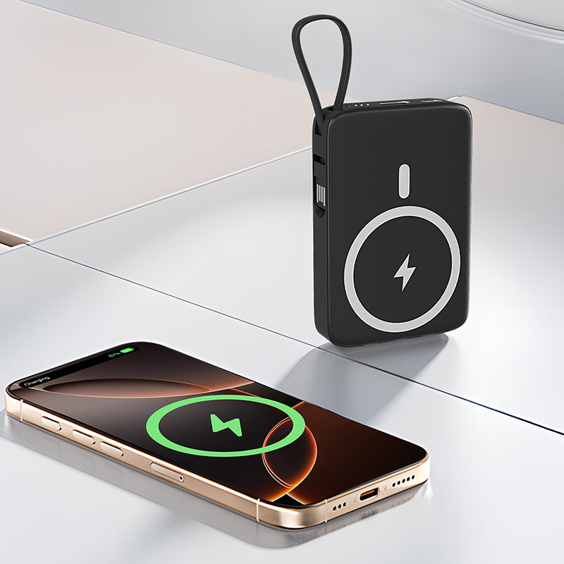 5-in-1 Power Bank 5000mAh – Black & White