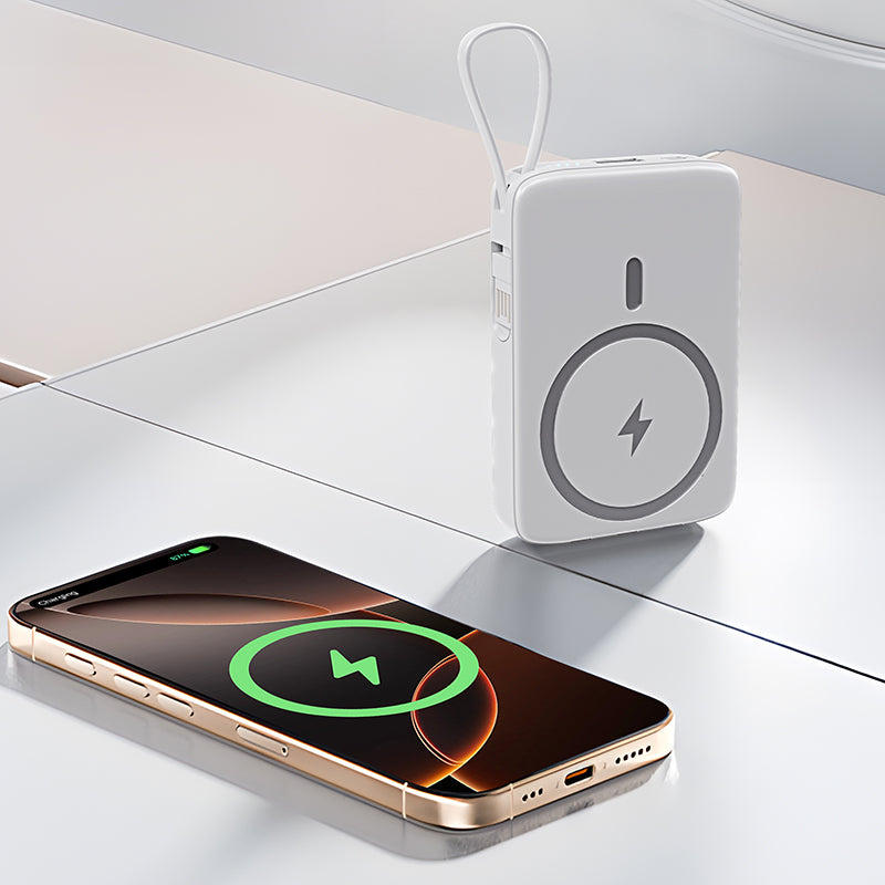 5-in-1 Power Bank 5000mAh – Black & White