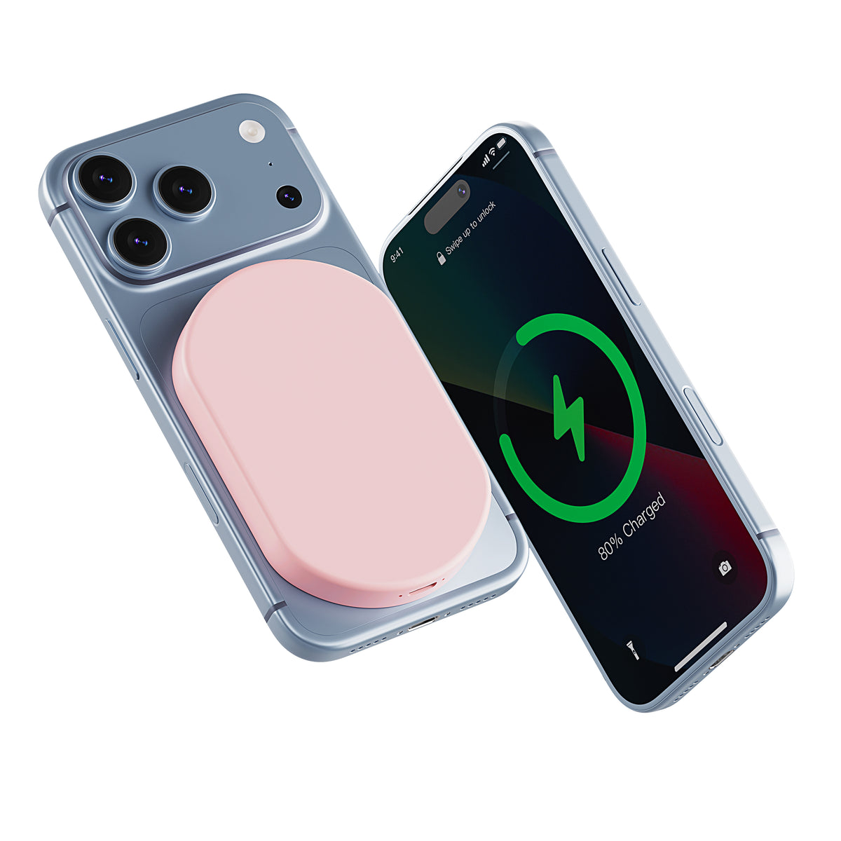Magnetic Wireless Power Bank 5000mAh Ultra Slim Fast Charge