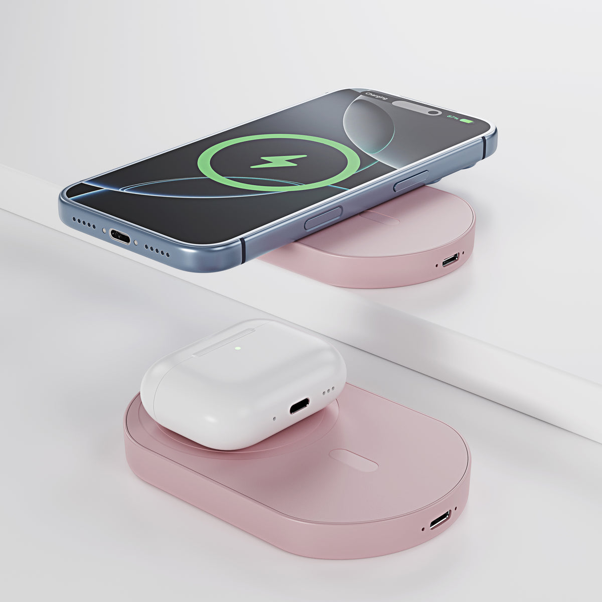 Magnetic Wireless Power Bank 5000mAh Ultra Slim Fast Charge