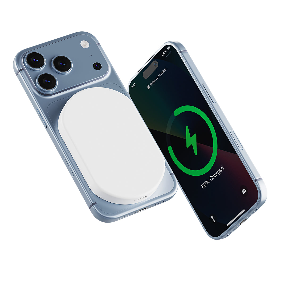 Magnetic Wireless Power Bank 5000mAh Ultra Slim Fast Charge