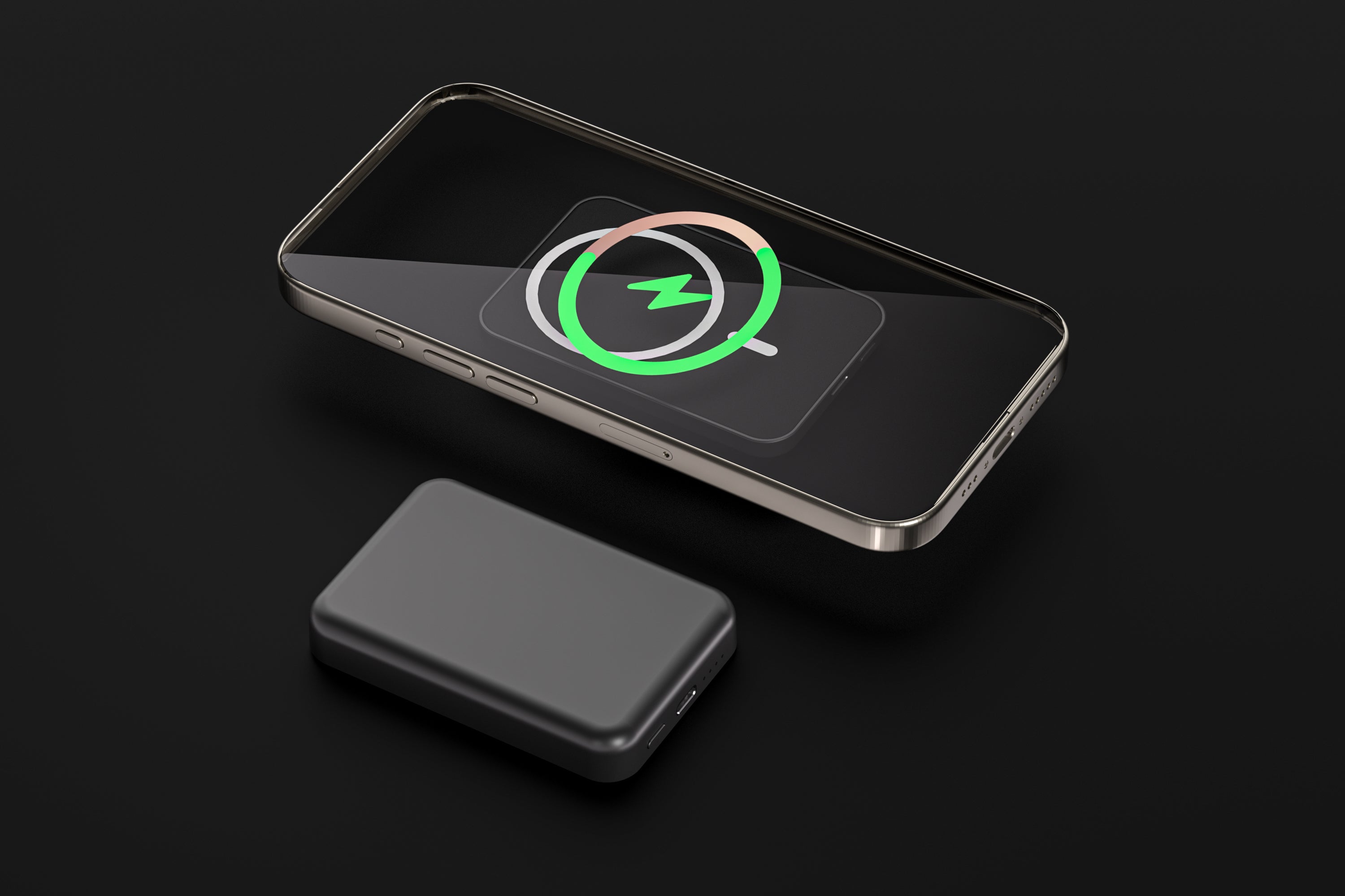 MagSafe 7200mAh Power Bank-with MagSafe Compatibility for iPhone - Compact External Battery