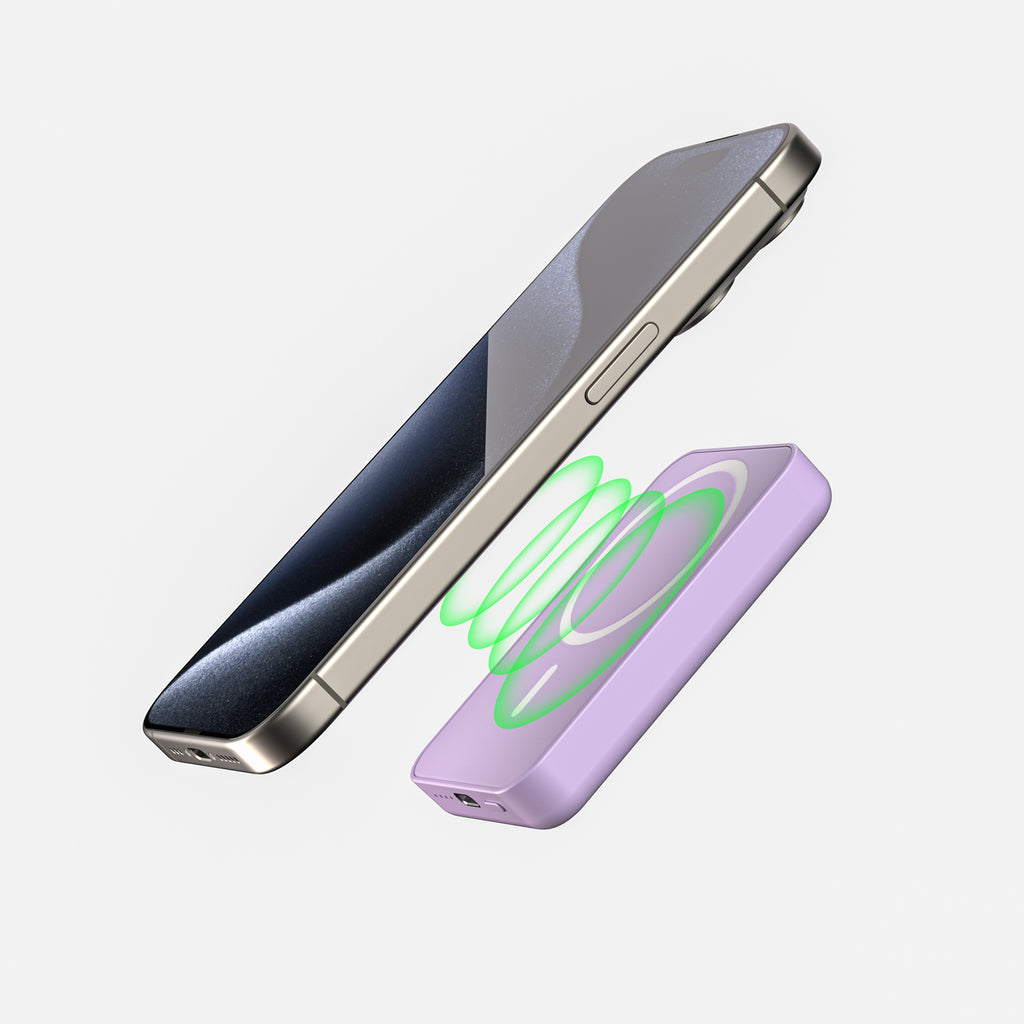 MagSafe 7200mAh Power Bank-with MagSafe Compatibility for iPhone - Compact External Battery