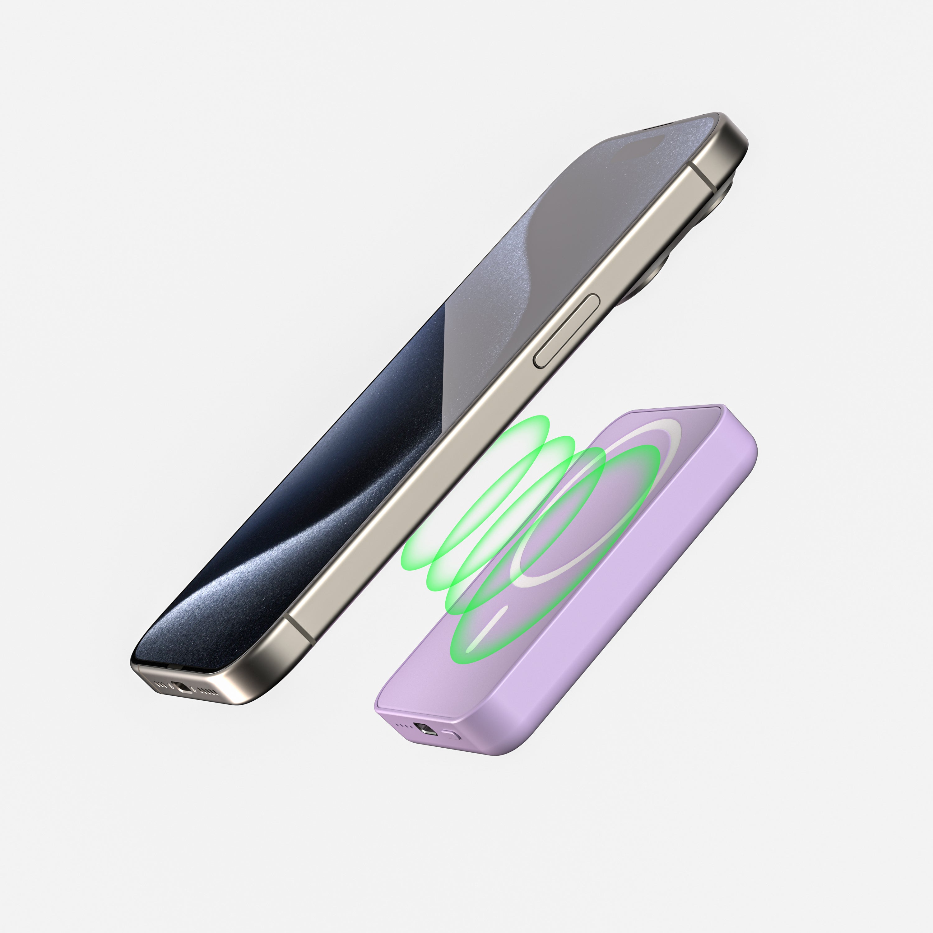 MagSafe 7200mAh Power Bank-with MagSafe Compatibility for iPhone - Compact External Battery