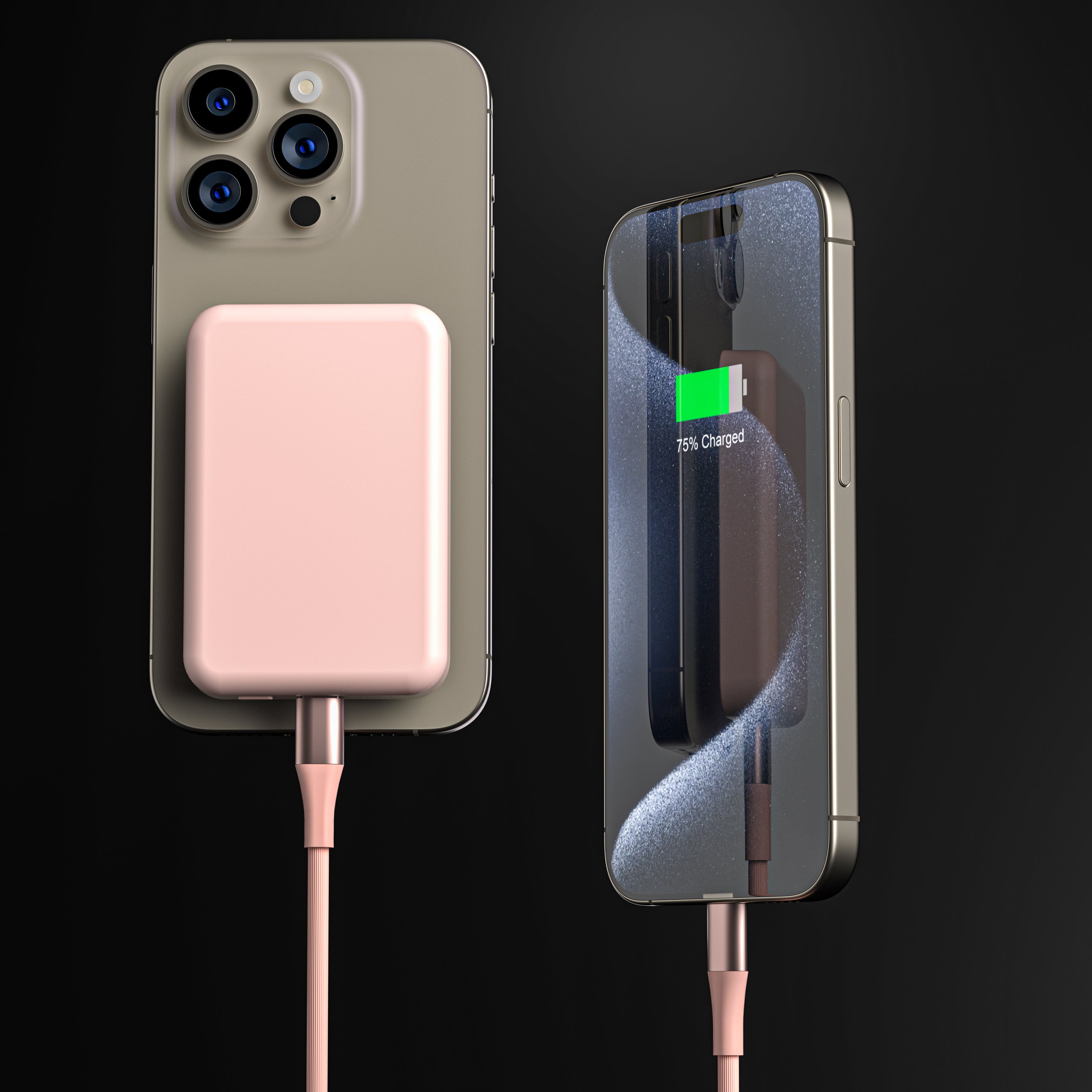 MagSafe 7200mAh Power Bank-with MagSafe Compatibility for iPhone - Compact External Battery