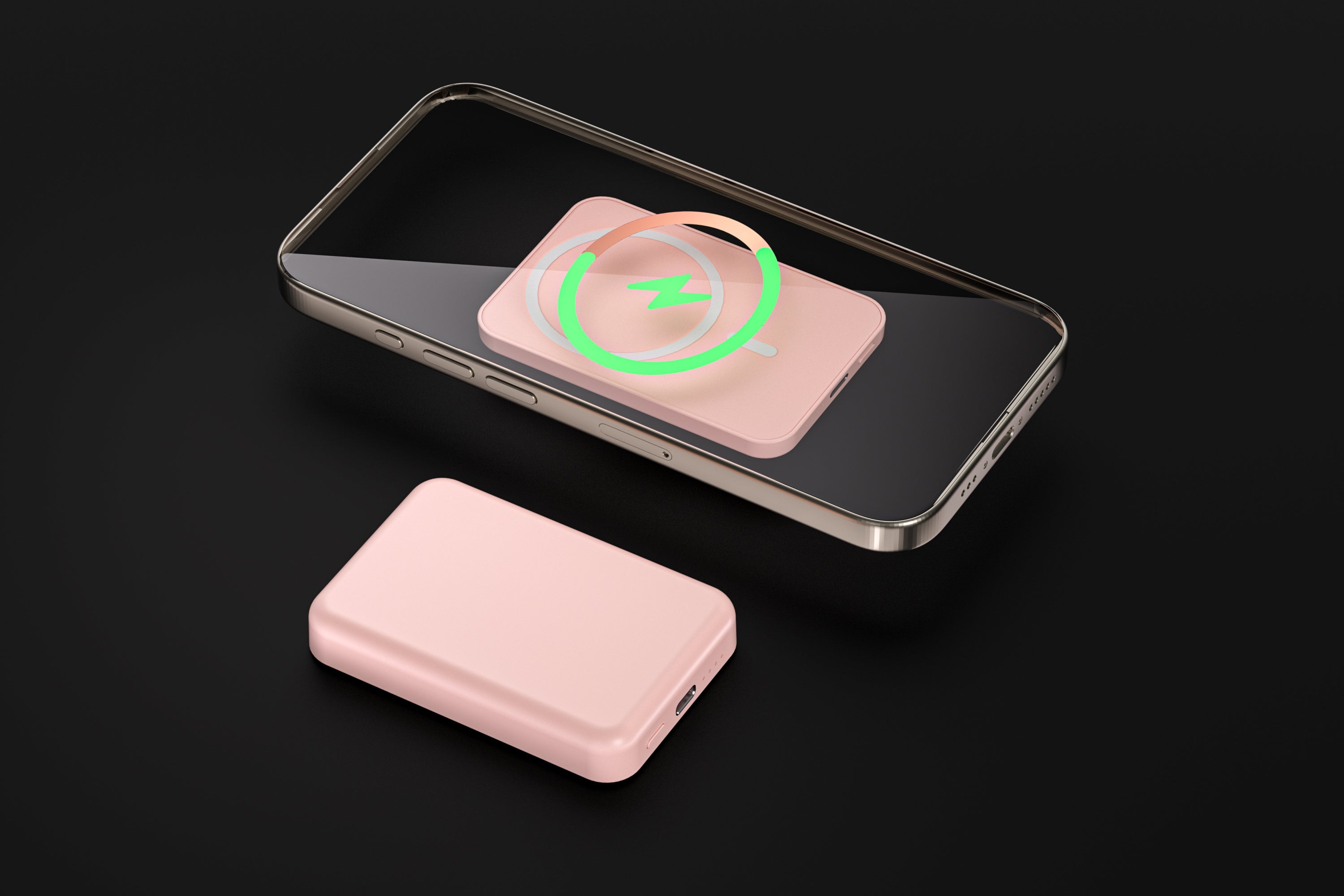 MagSafe 7200mAh Power Bank-with MagSafe Compatibility for iPhone - Compact External Battery