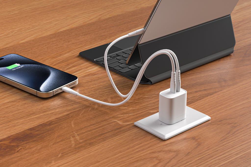 Dual USB-C Port 35W Wall Charger