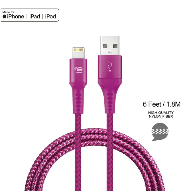 Apple MFi Certified Iphone to USB Cable (6ft)
