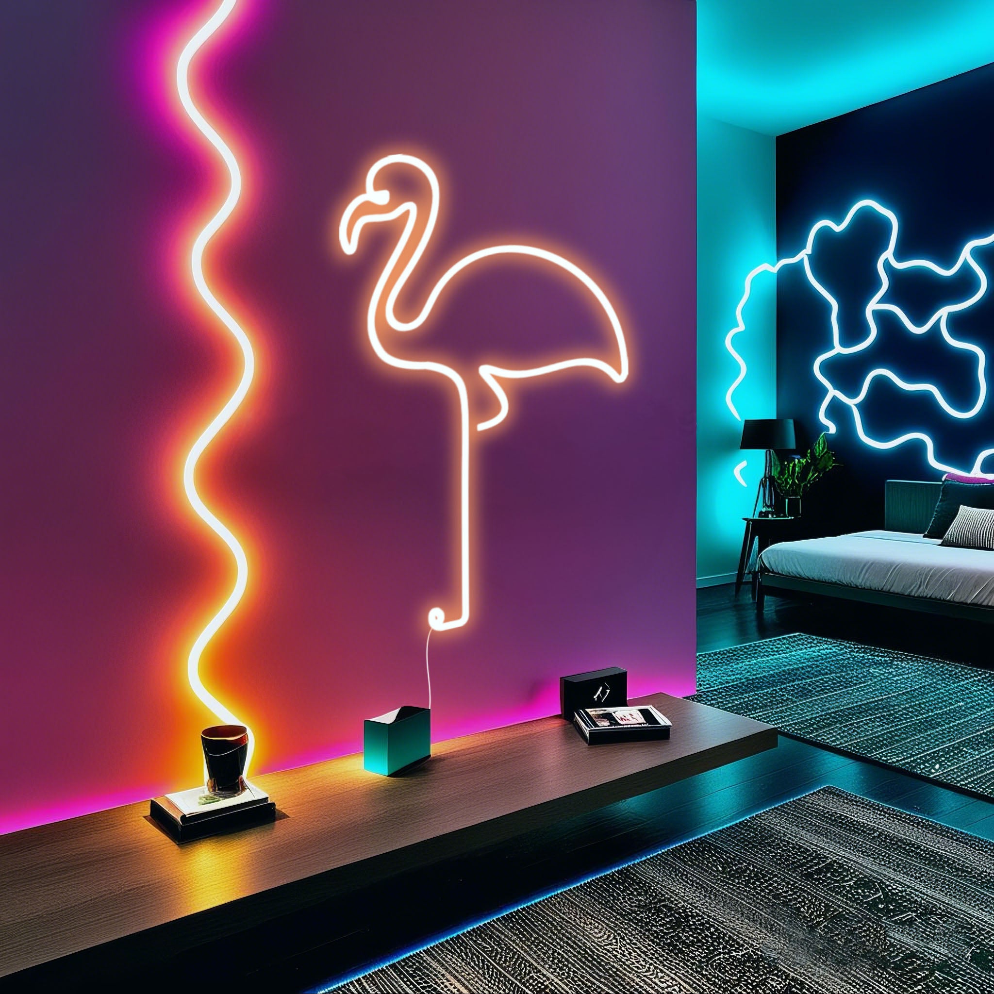 LAX RGB Neon Rope Light – Flexible 20 ft - Retail packaging