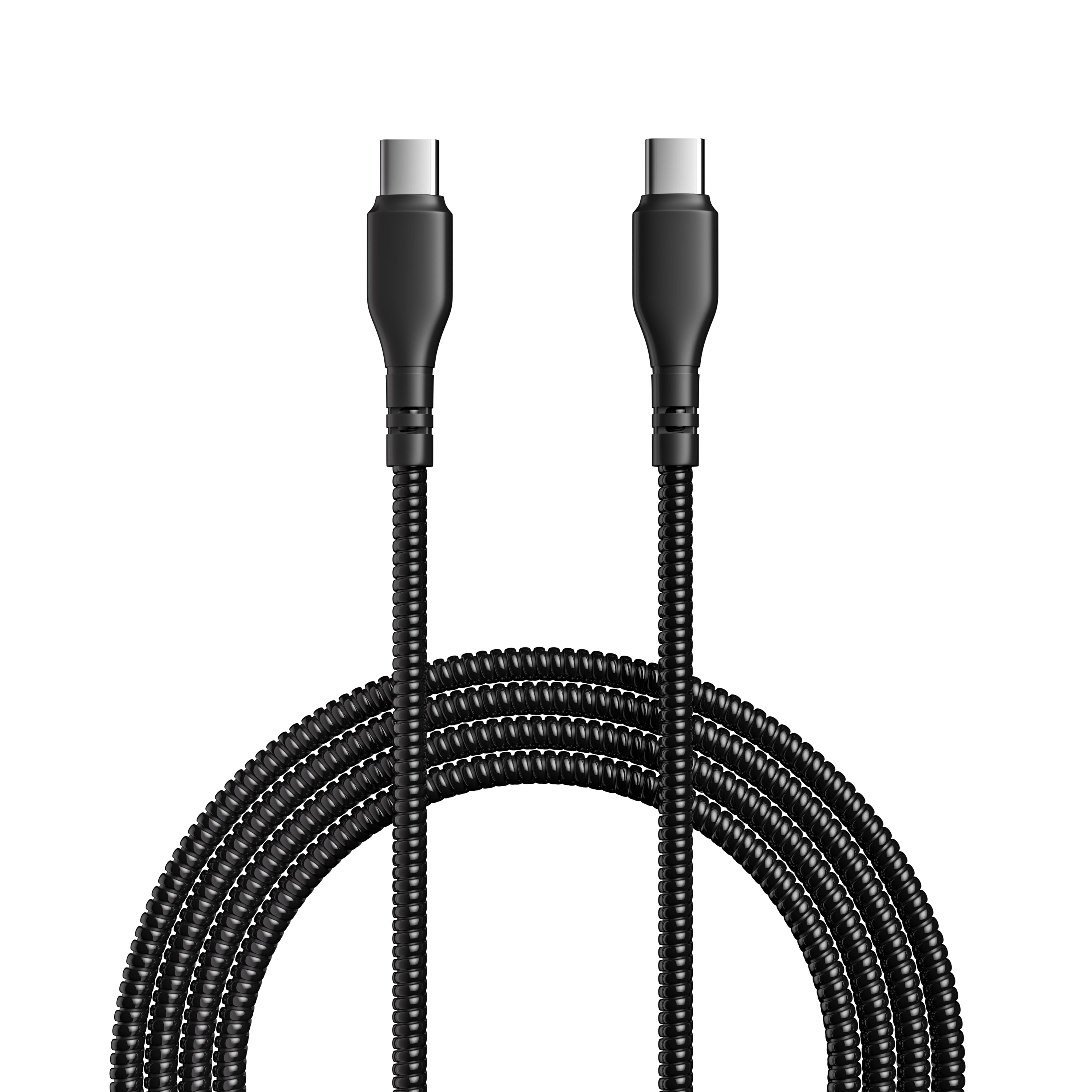 USB-C to USB-C Ringed Fast Charging Cable – 4 Feet