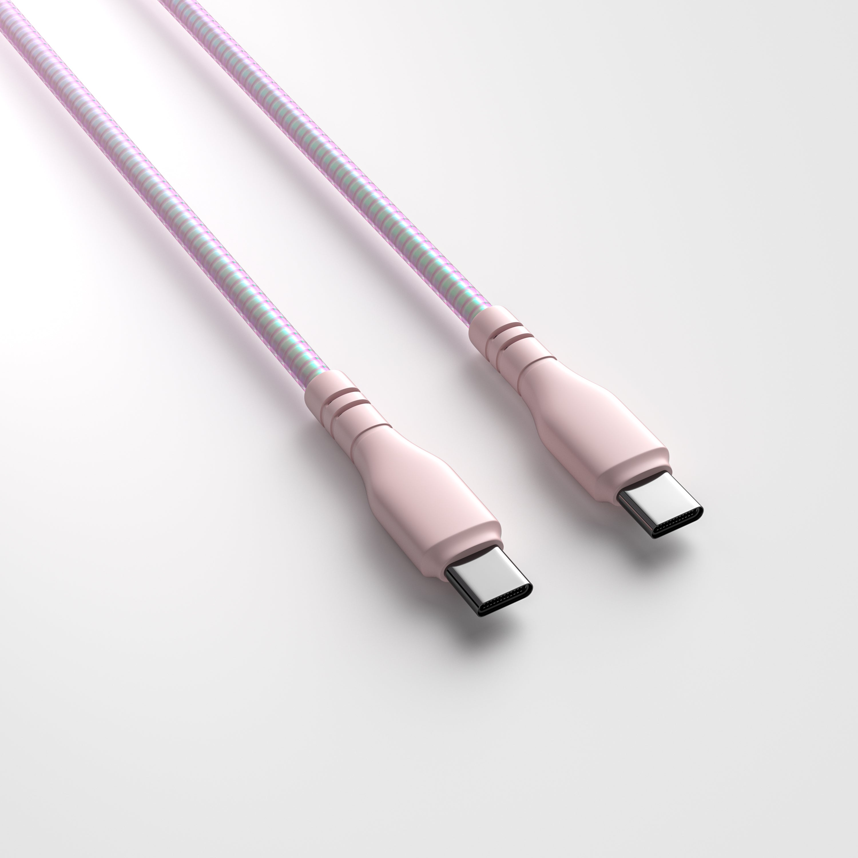 USB-C to USB-C Ringed Fast Charging Cable – 4 Feet