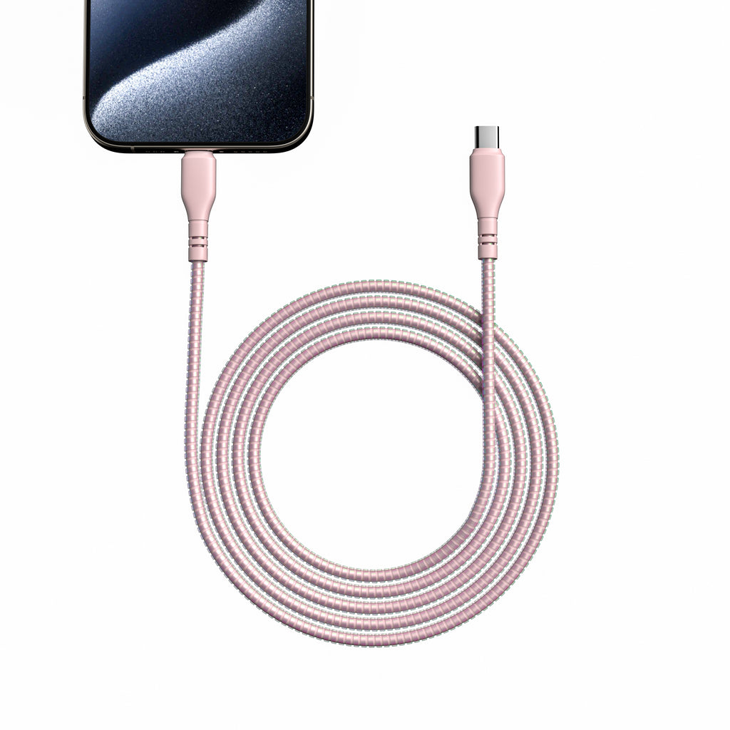 USB-C to USB-C Ringed Fast Charging Cable – 4 Feet
