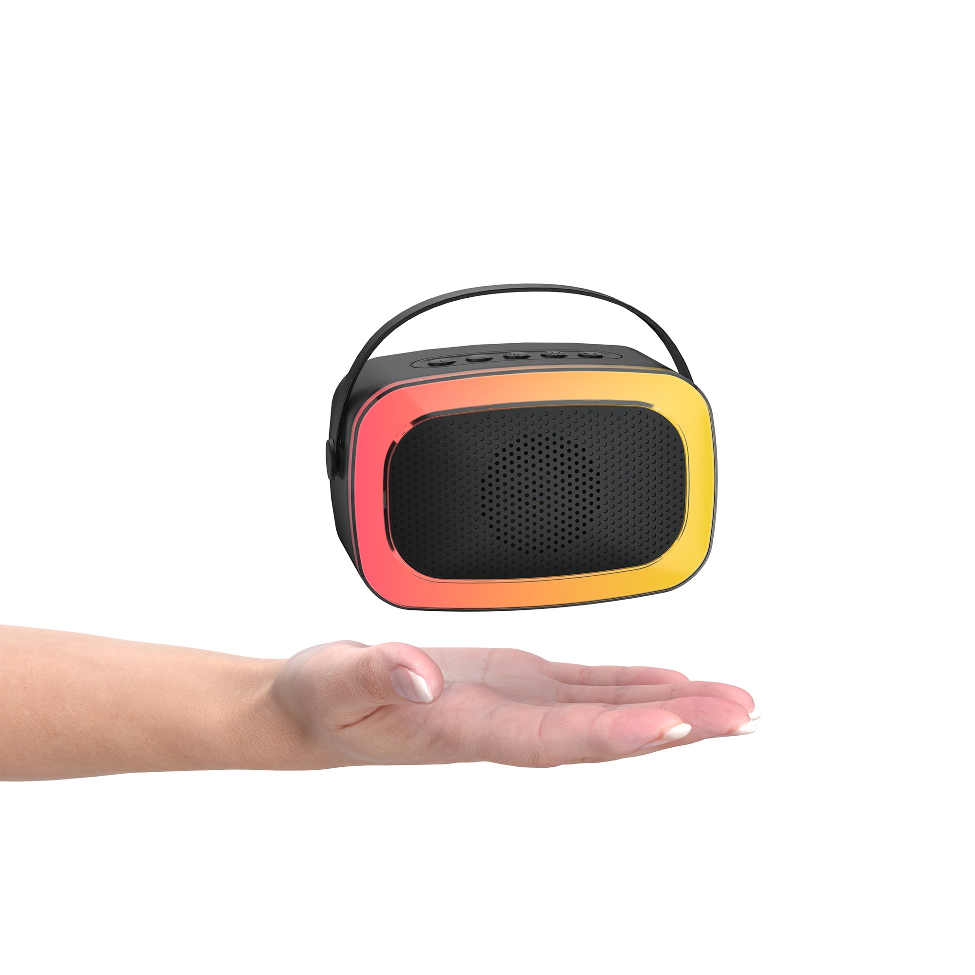 Mini RGB LED Karaoke Speaker with Mic