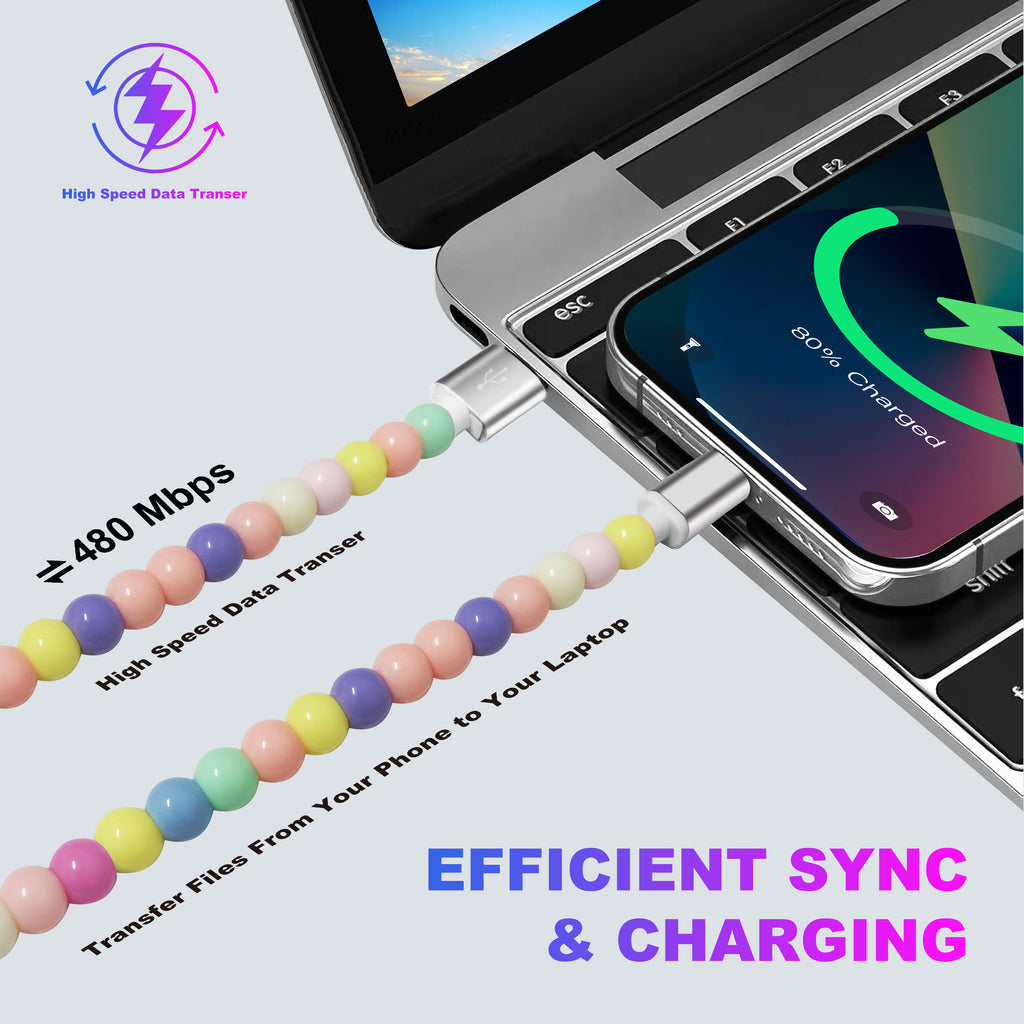 Beads Iphone Cable – Style Meets Function-Retail