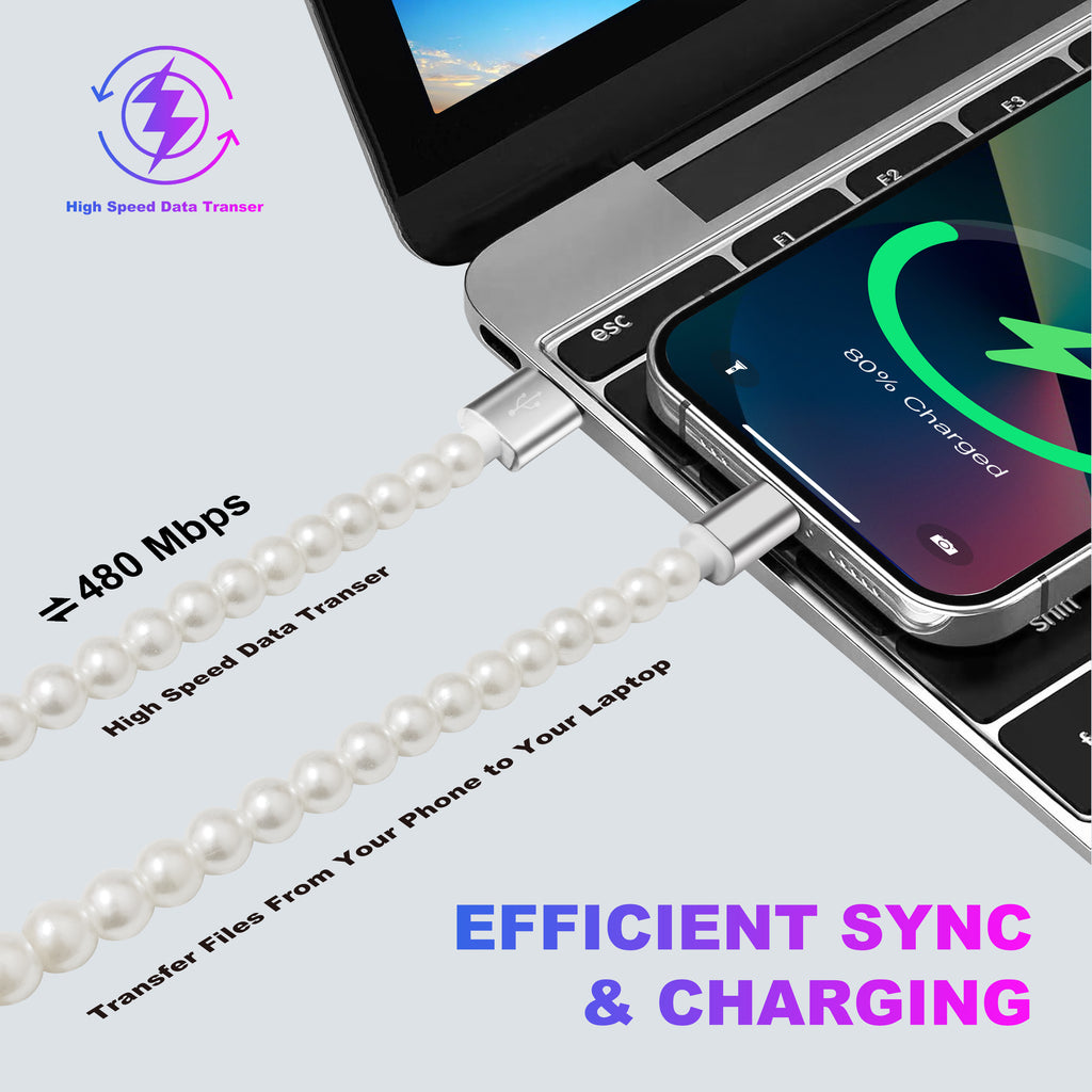 Beads Iphone Cable – Style Meets Function-Retail