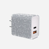 Bling Fast Wall Charger With For Iphone/Android- Multi-Color