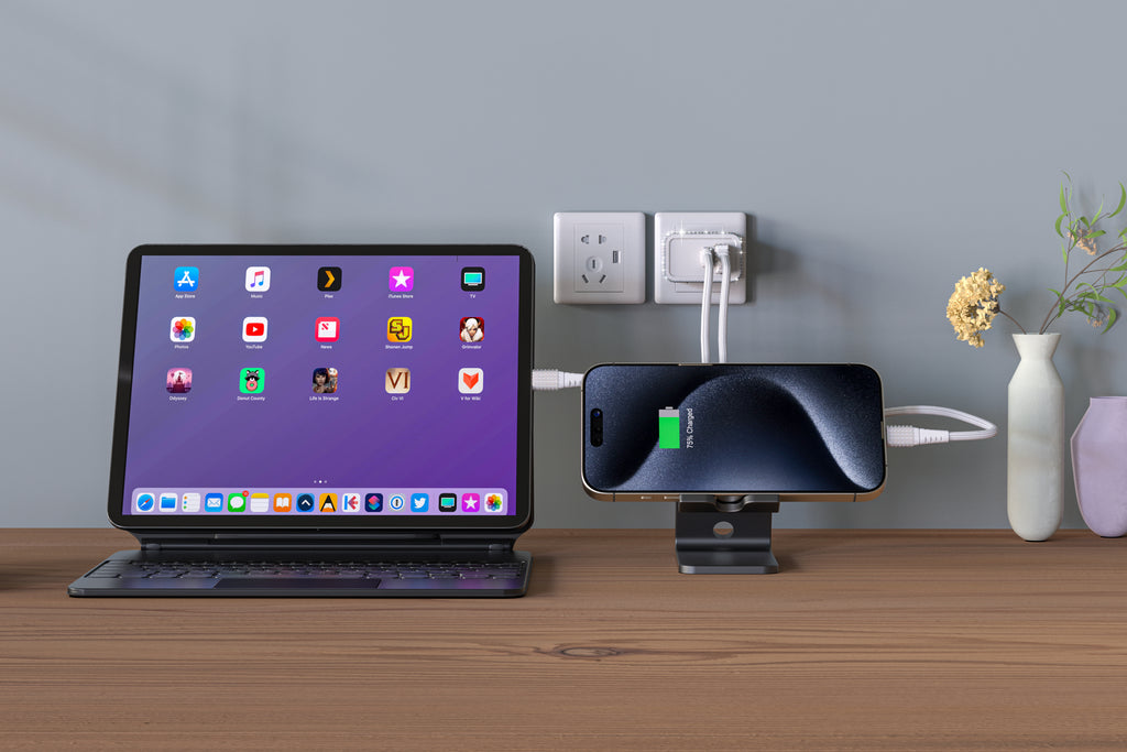 Bling Fast Wall Charger With For Iphone/Android- Multi-Color