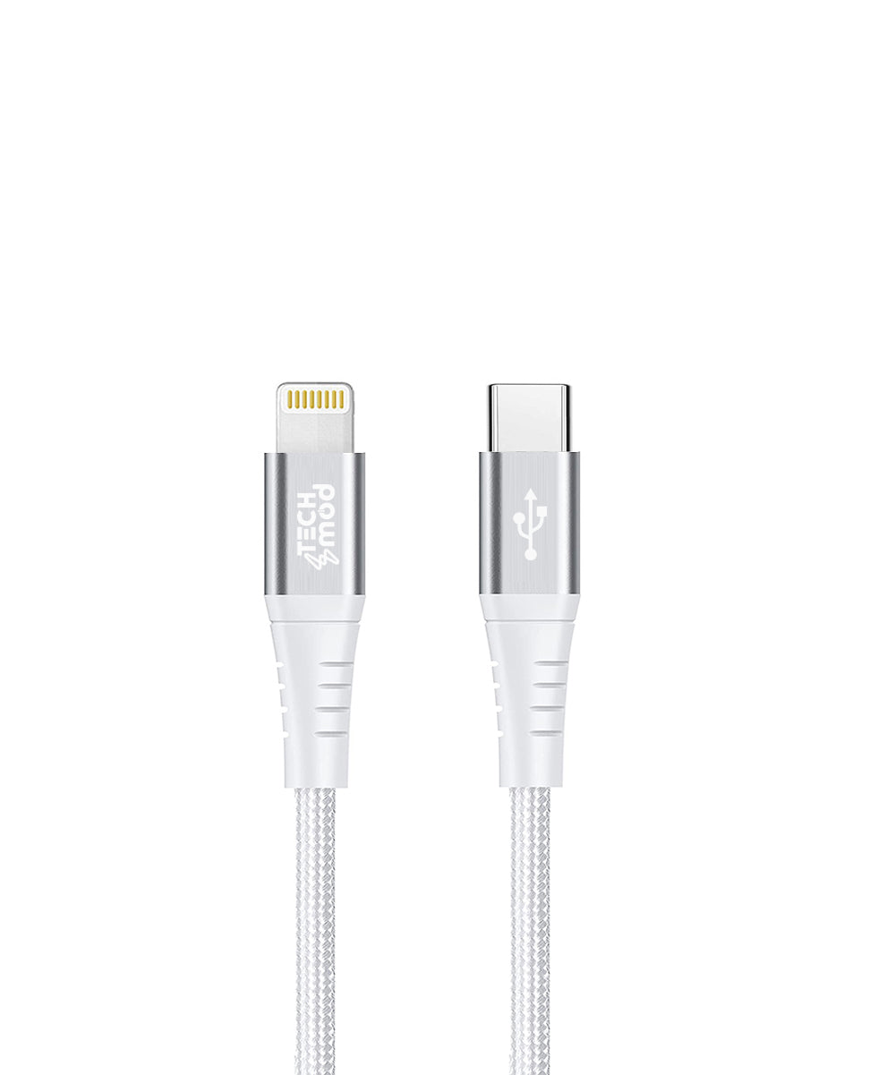 Bundle 2-Port 20W USB-C Wall Charger with USB-C to Iphone Cable