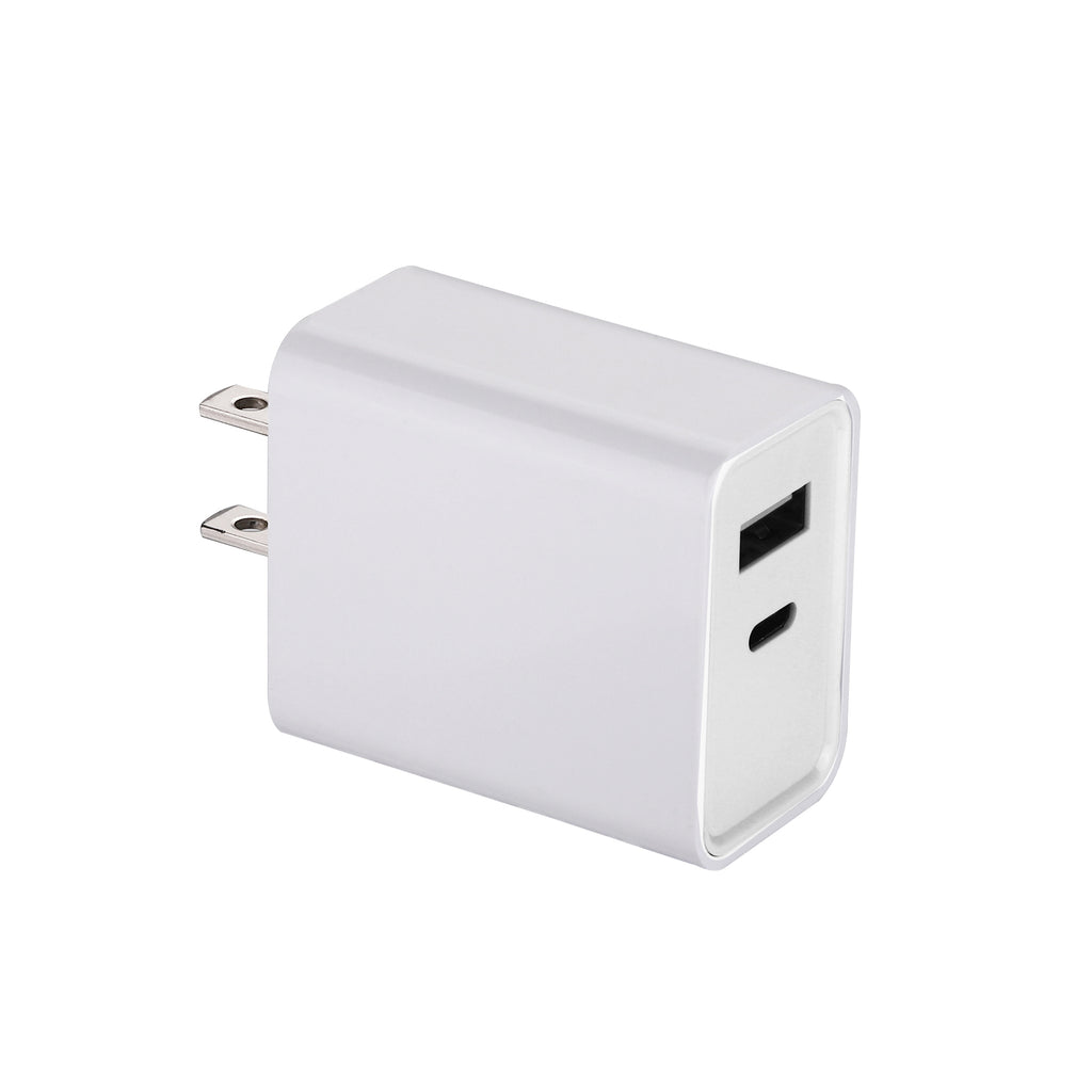 Bundle 2-Port USB Wall Charger with Iphone Cable