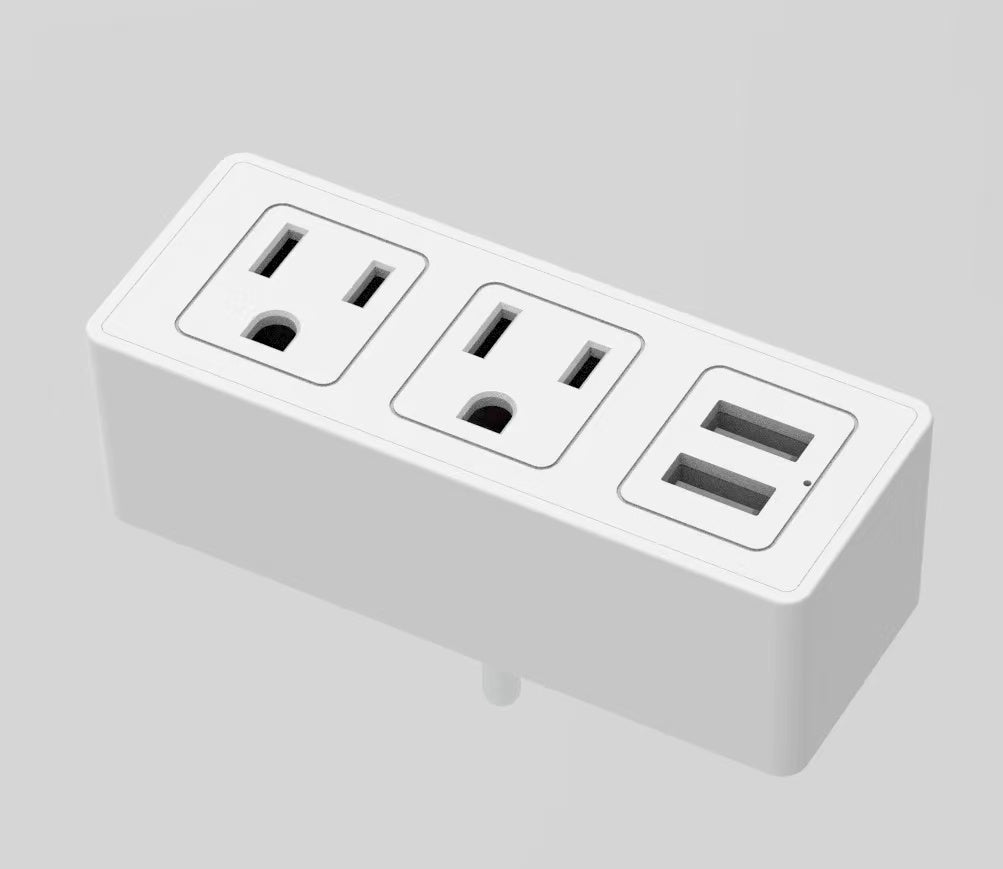 2 Wall Outlets with 2 USB Ports