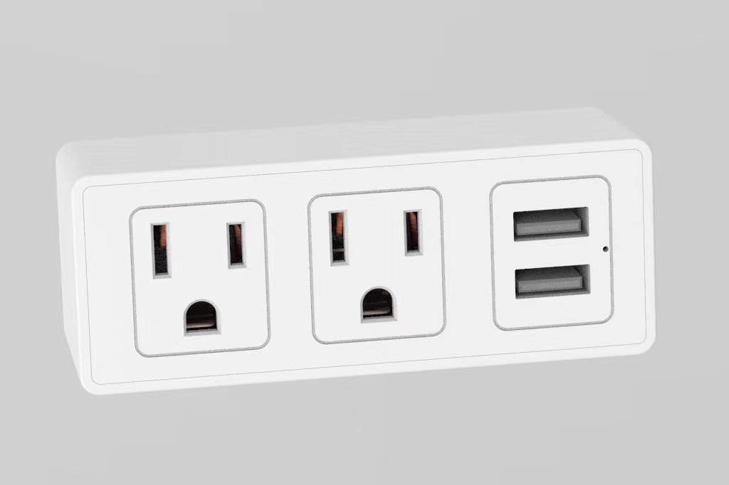 2 Wall Outlets with 2 USB Ports