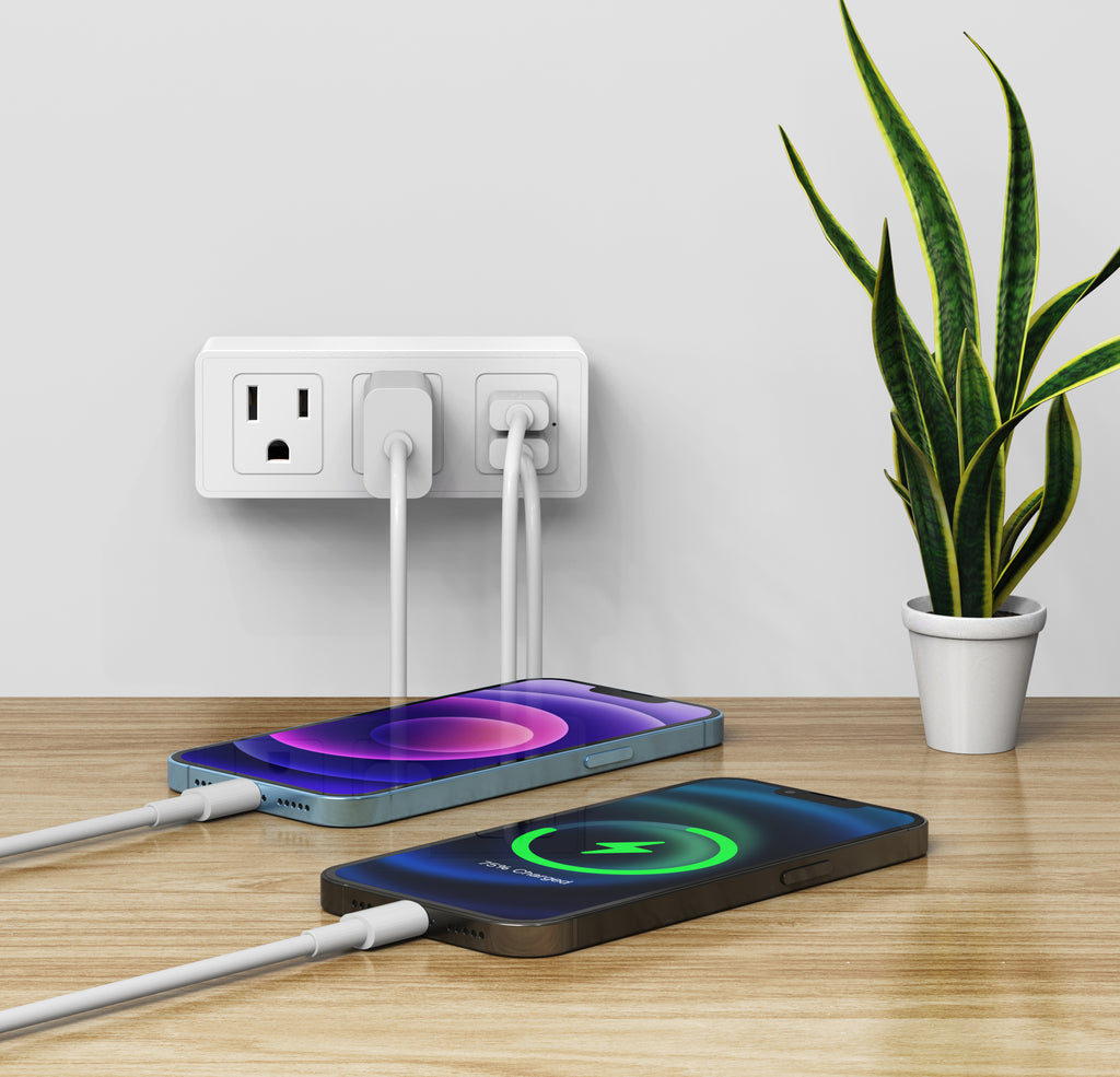 2 Wall Outlets with 2 USB Ports