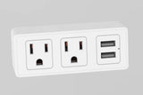 Trendy Tech 2 Wall Outlets with 2 USB Ports